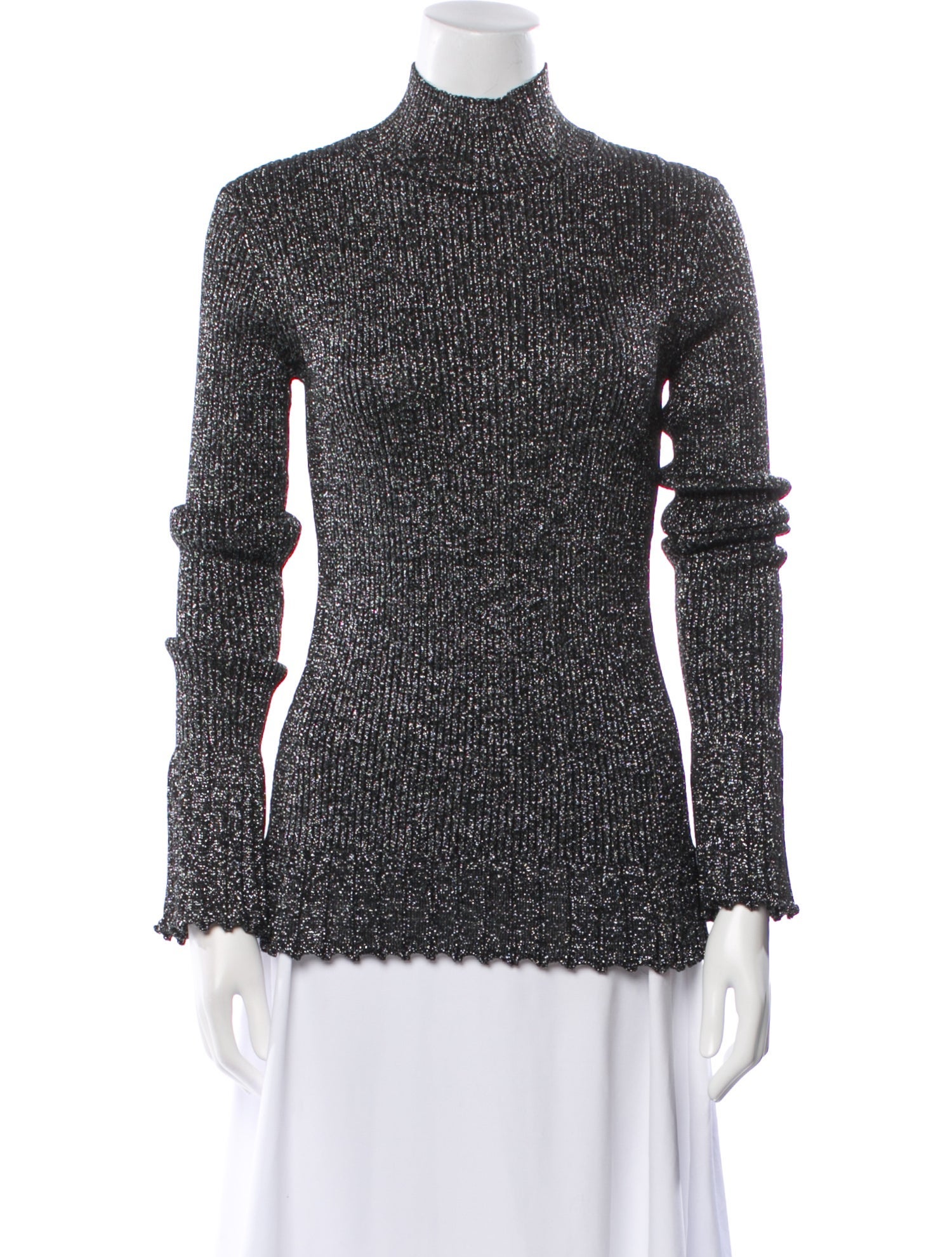 Proenza Schouler Mock Neck Mini Dress