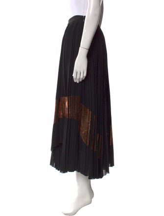 Proenza Schouler Striped Midi Length Skirt