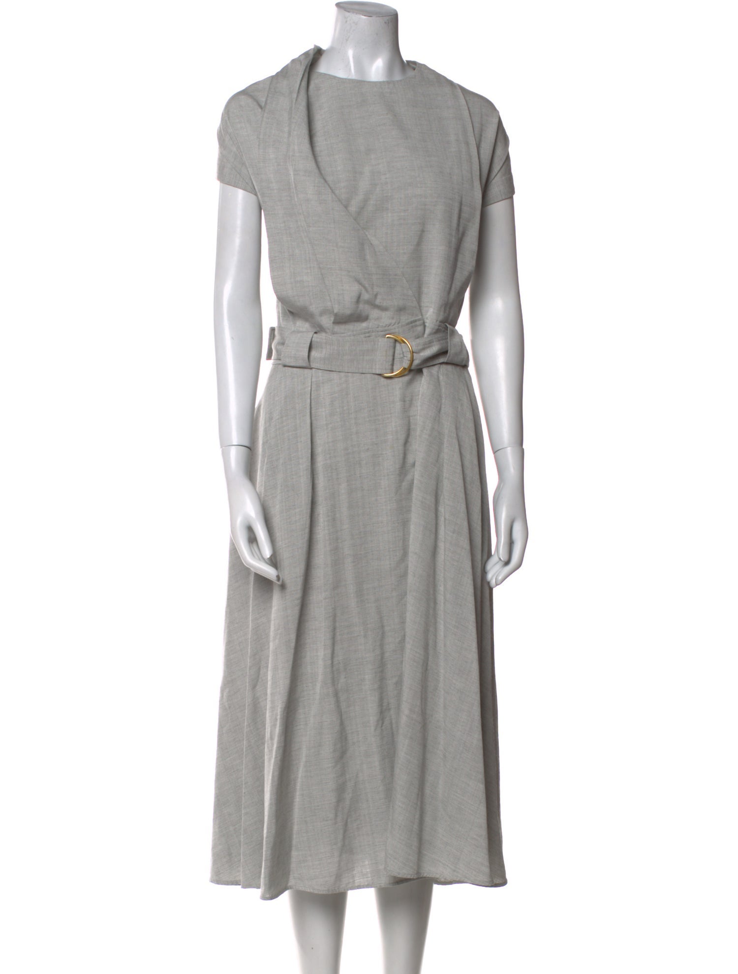 Proenza Schouler Scoop Neck Long Dress