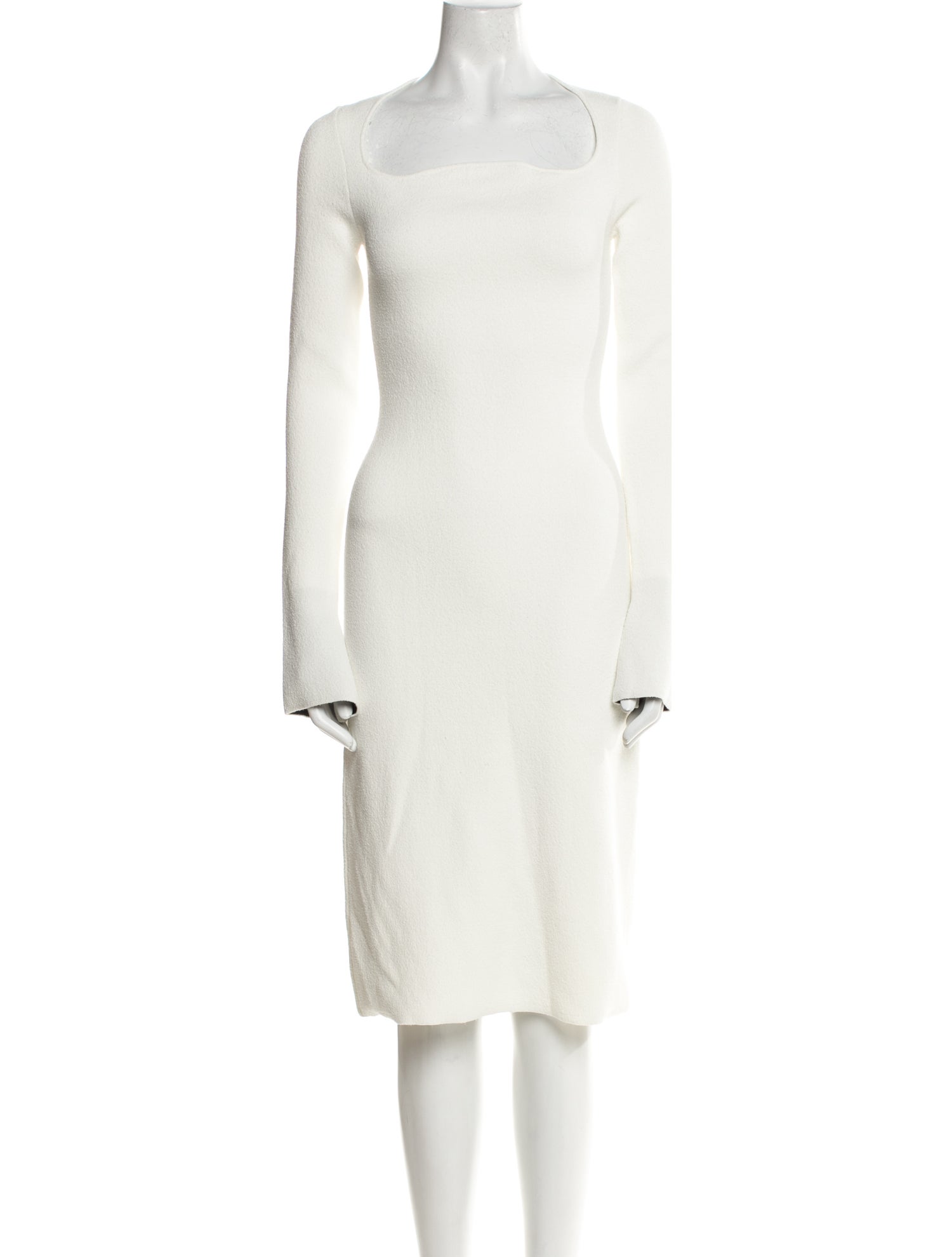 Proenza Schouler Square Neckline Midi Length Dress