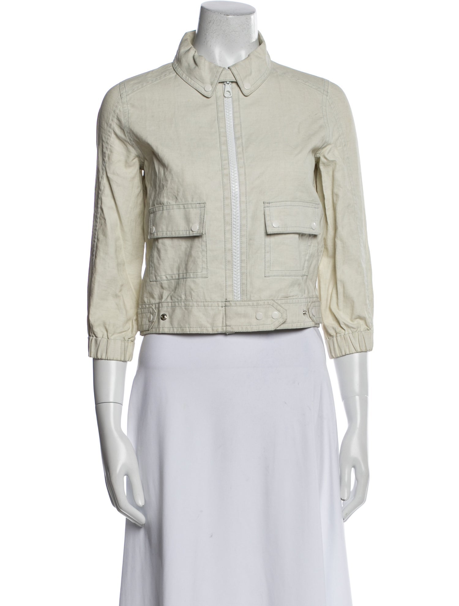 Proenza Schouler Linen Biker Jacket