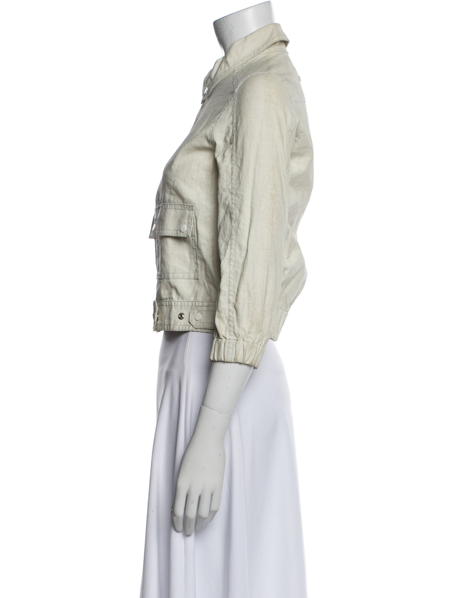 Proenza Schouler Linen Biker Jacket