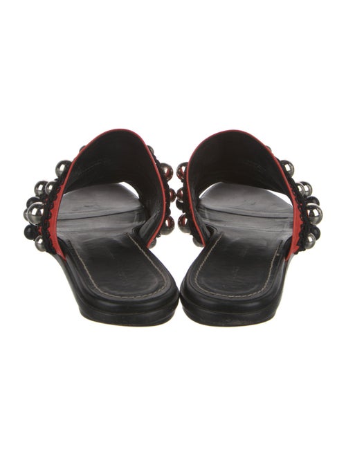 Proenza Schouler Leather Printed Slides