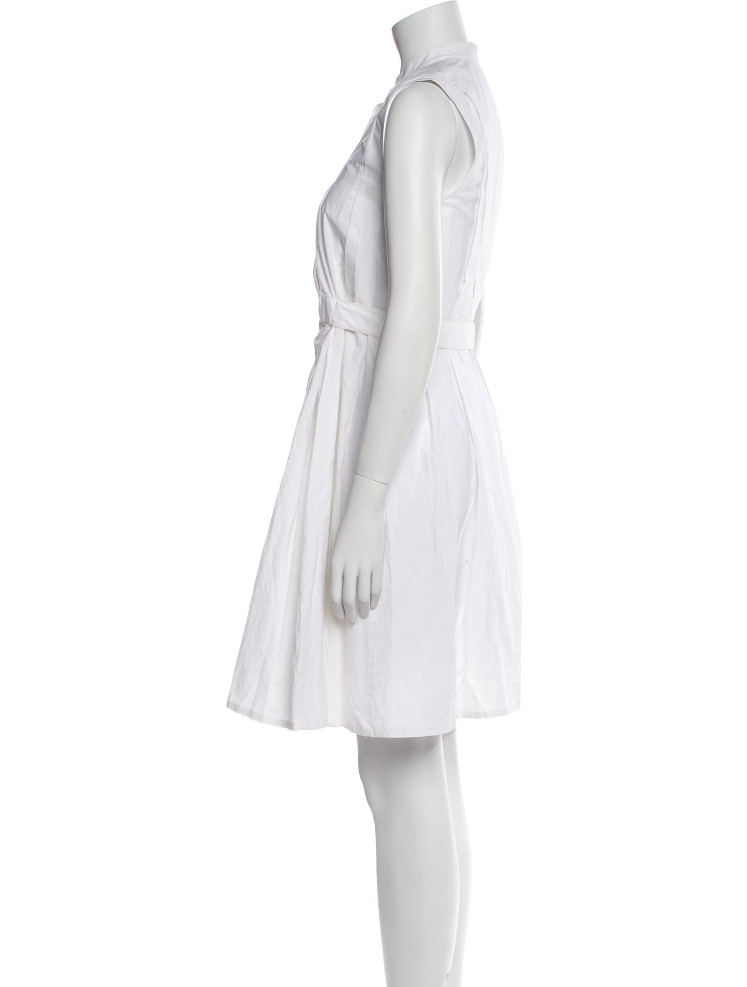 Proenza Schouler Mock Neck Knee-Length Dress