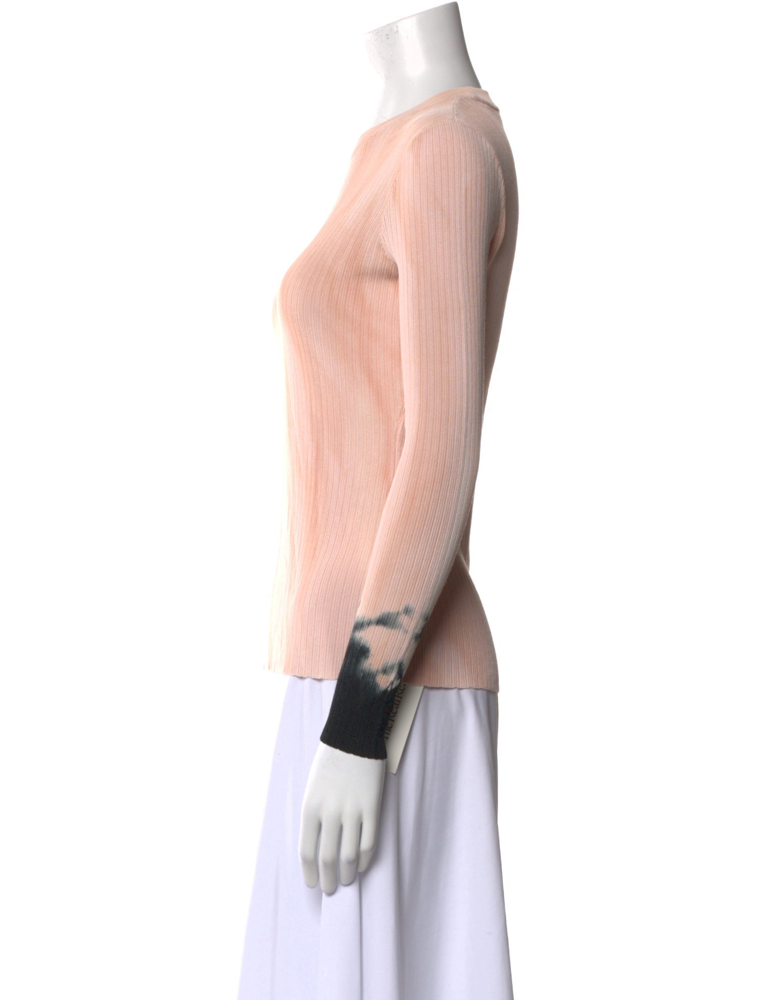 Proenza Schouler Tie-Dye Print Crew Neck Top