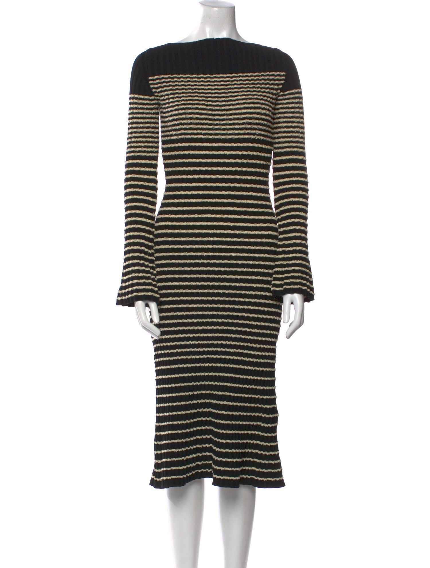 Proenza Schouler Striped Midi Length Dress w/ Tags