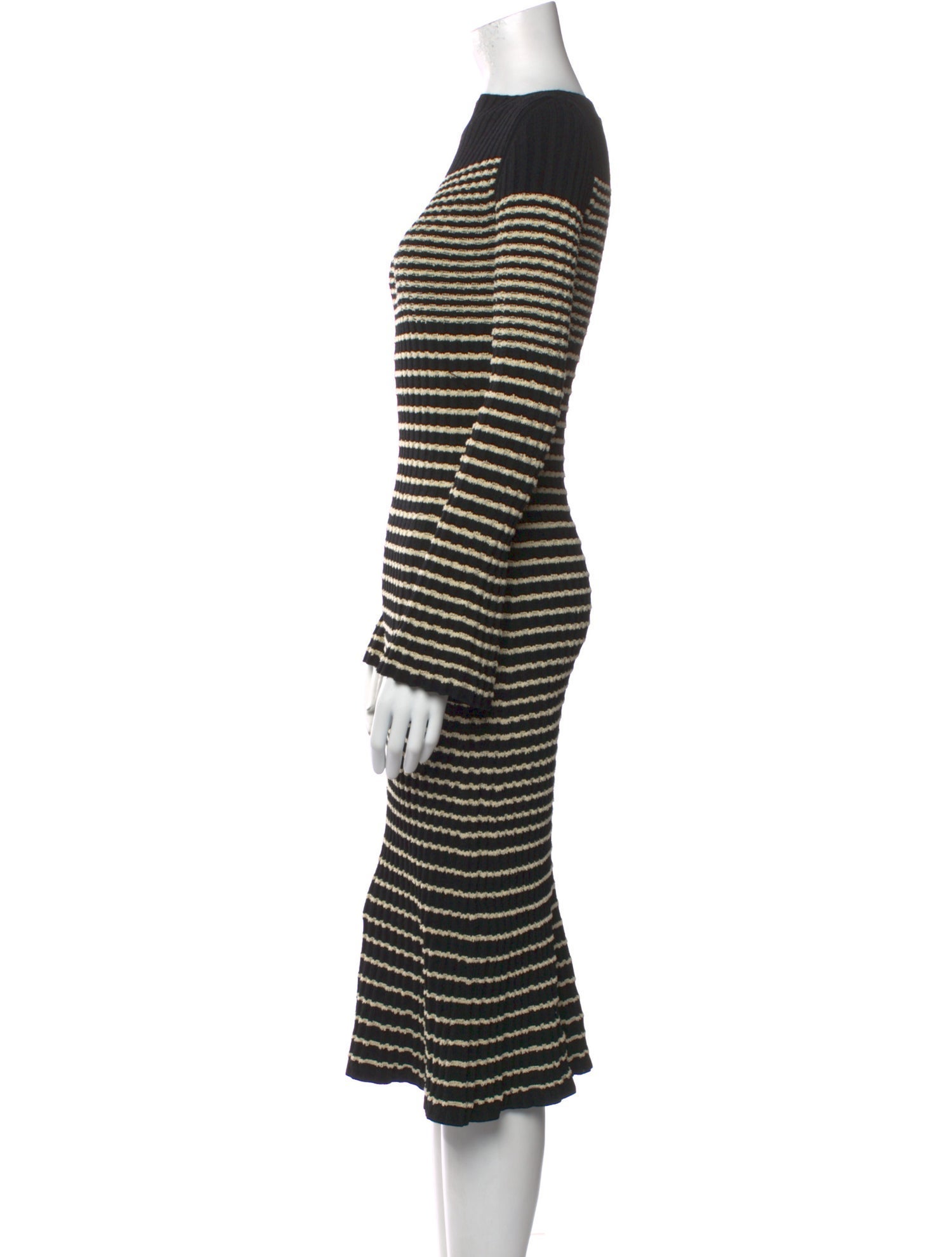 Proenza Schouler Striped Midi Length Dress w/ Tags