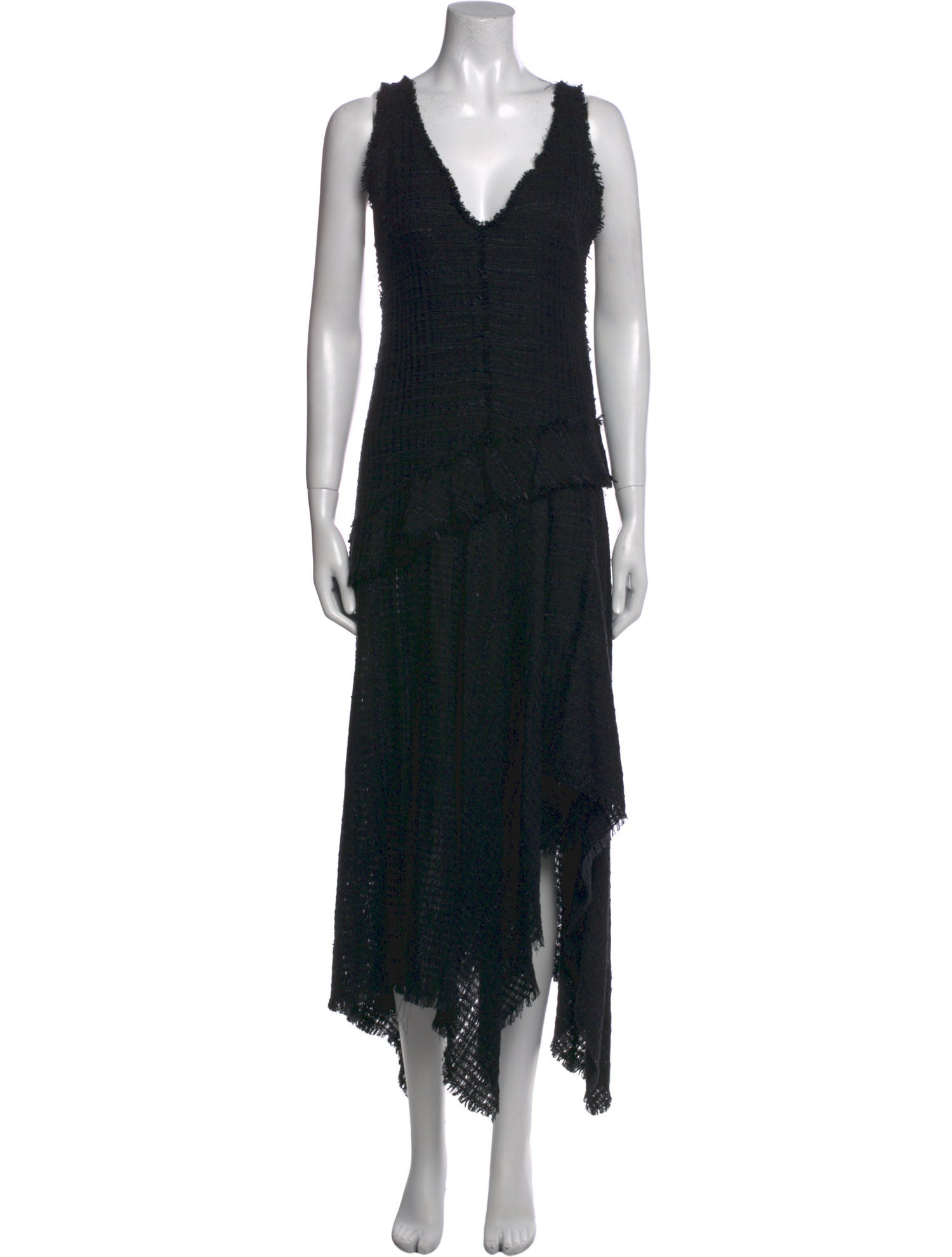 Proenza Schouler V-Neck Long Dress