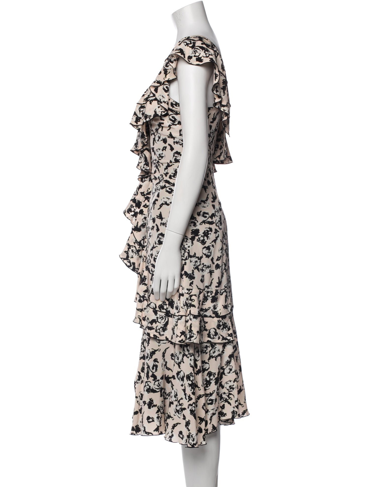 Proenza Schouler Silk Midi Length Dress