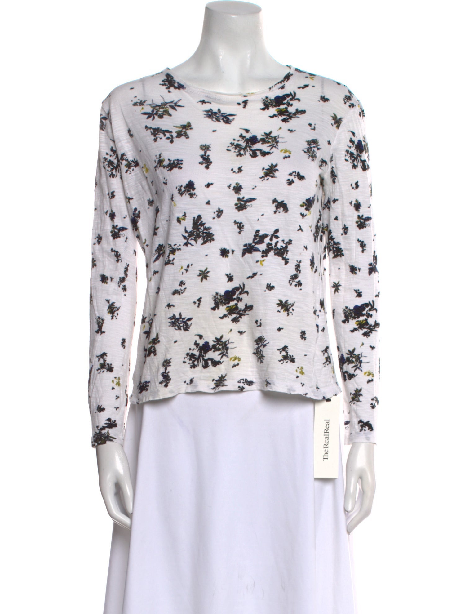 Proenza Schouler Printed Scoop Neck Top