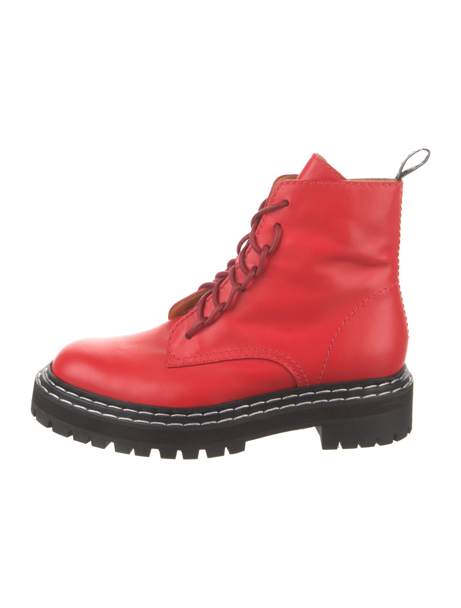 Proenza Schouler Leather Combat Boots