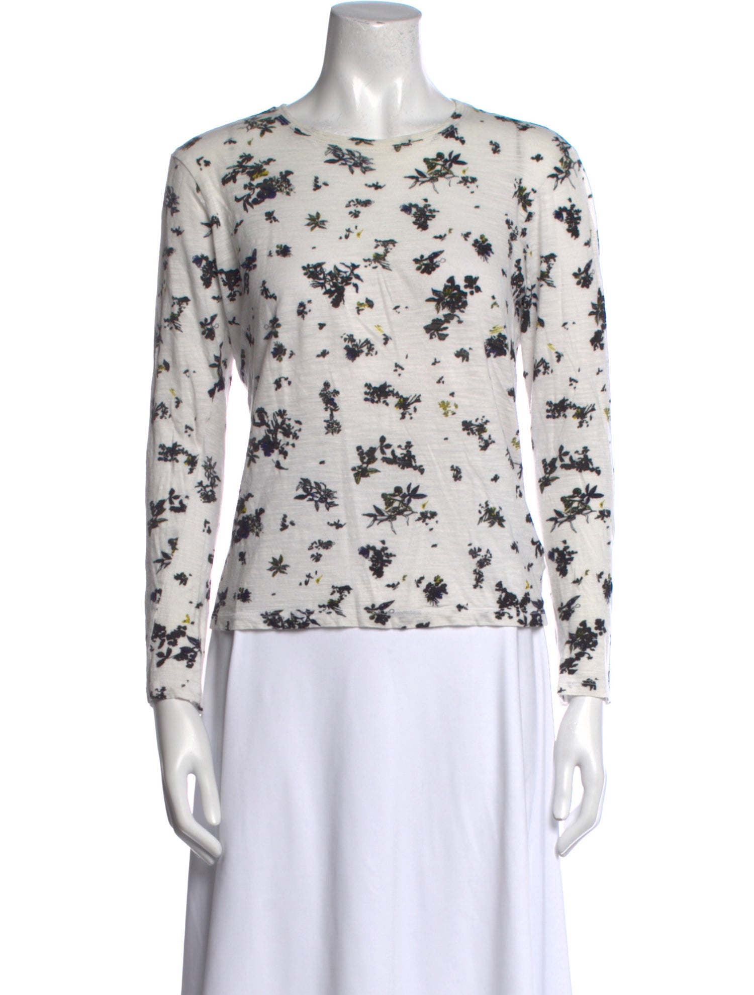 Proenza Schouler Printed Crew Neck Top