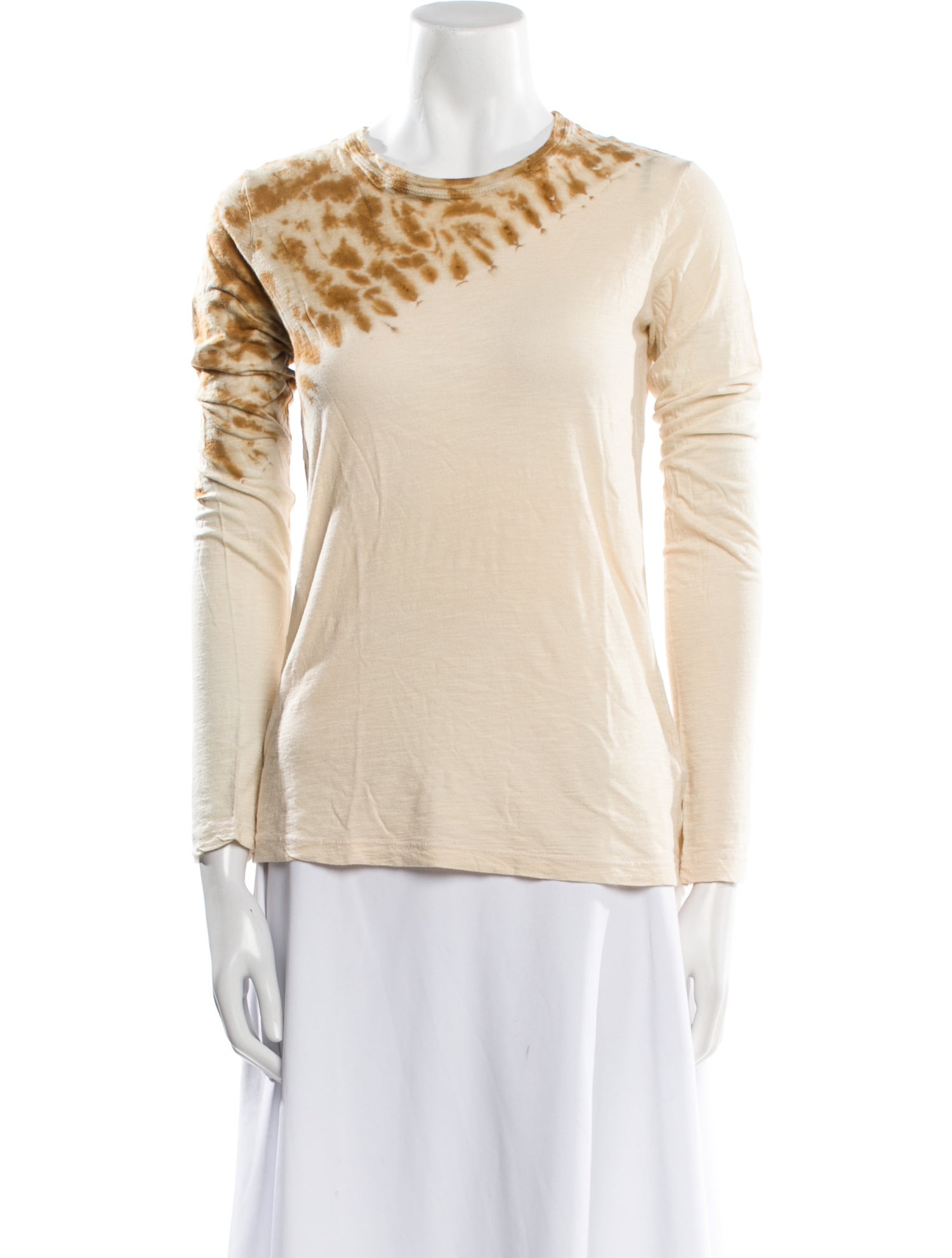 Proenza Schouler Animal Print Bateau Neckline T-Shirt