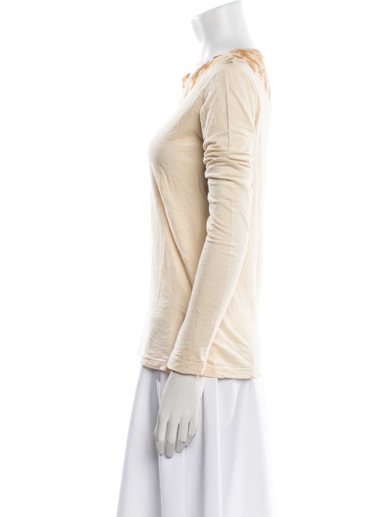 Proenza Schouler Animal Print Bateau Neckline T-Shirt