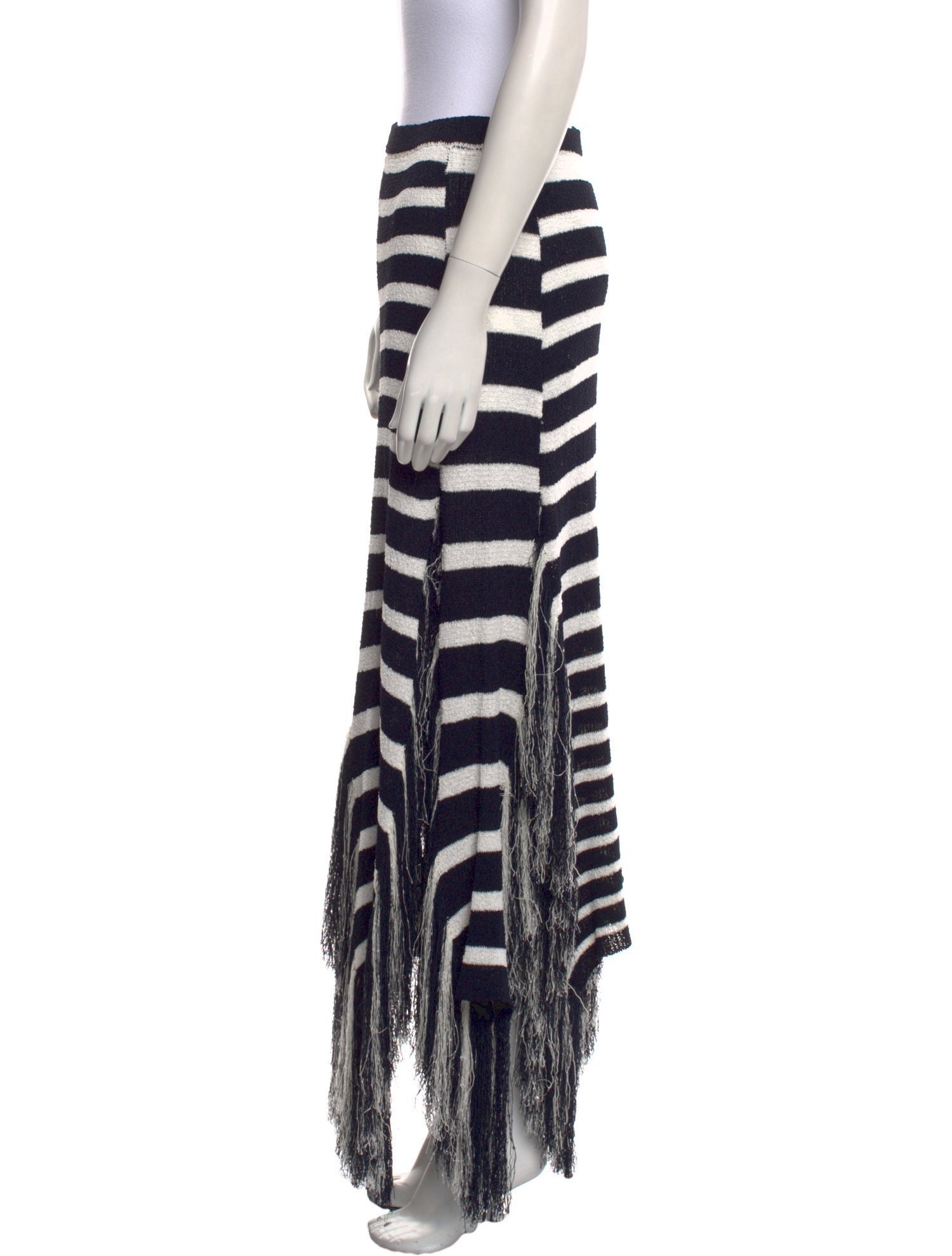 Proenza Schouler Striped Midi Length Skirt
