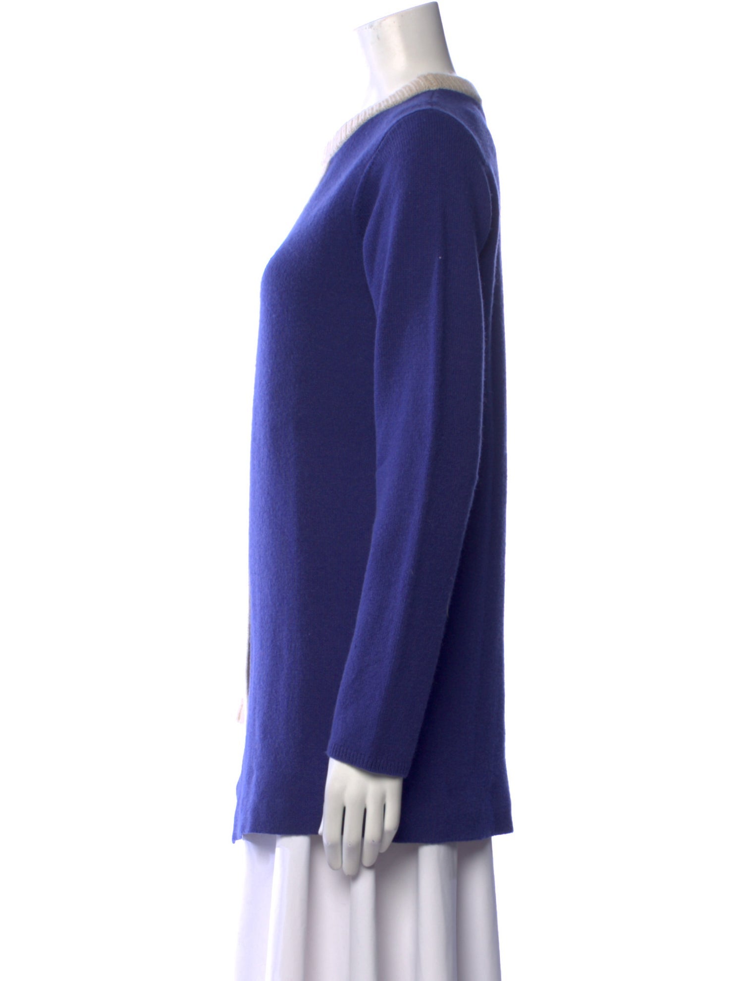 Proenza Schouler Colorblock Pattern Crew Neck Sweater