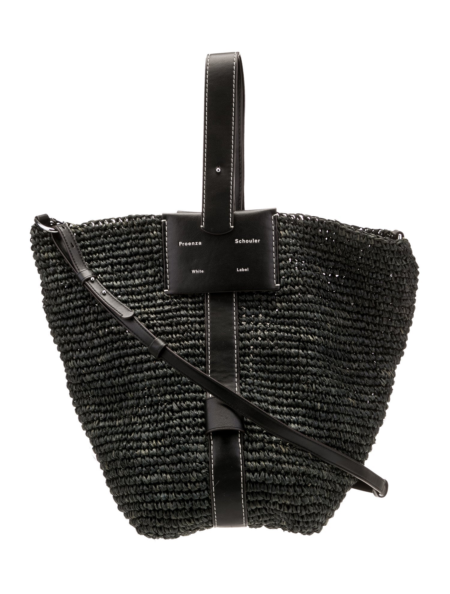 Proenza Schouler Raffia Top Handle Bag