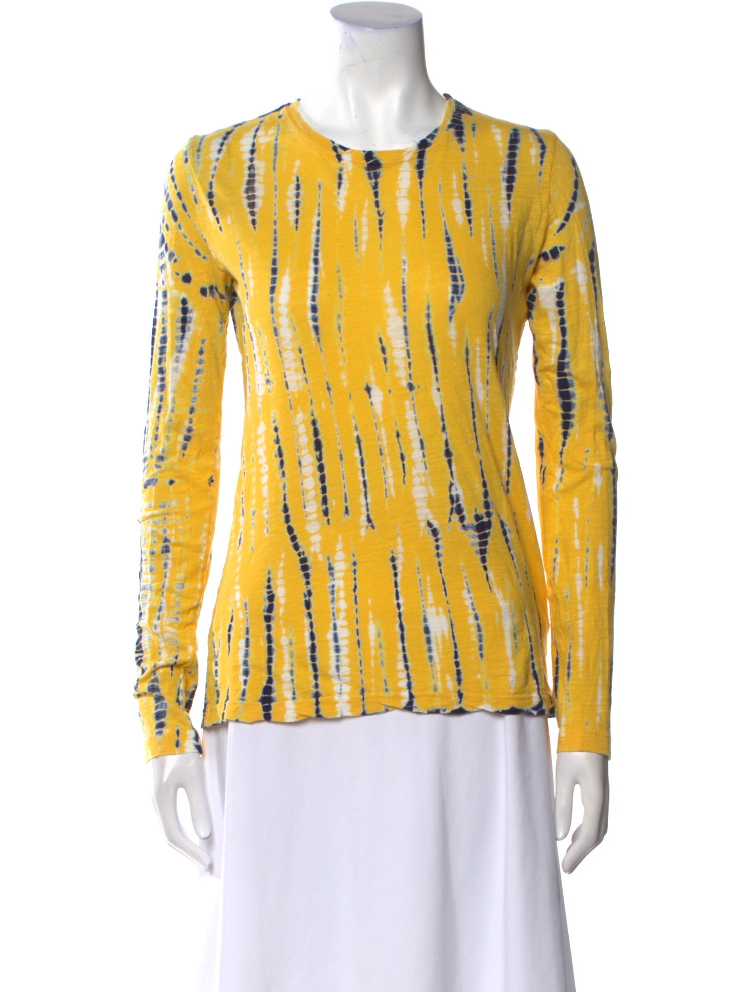 Proenza Schouler Printed Crew Neck Blouse