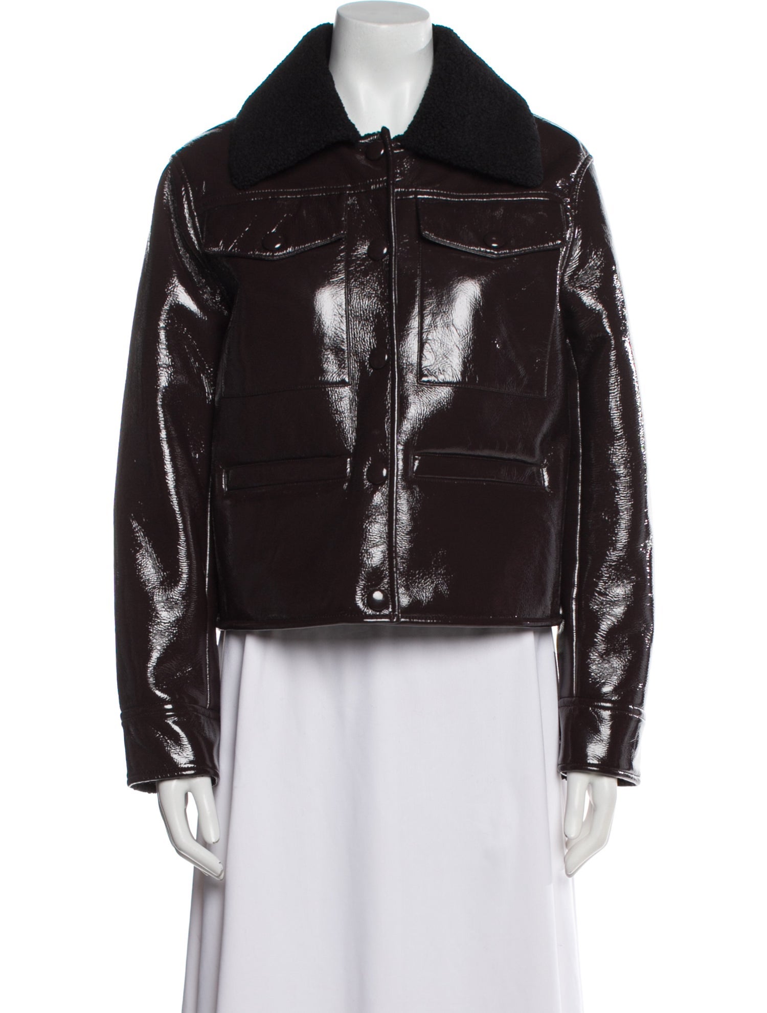 Proenza Schouler Faux Leather Biker Jacket