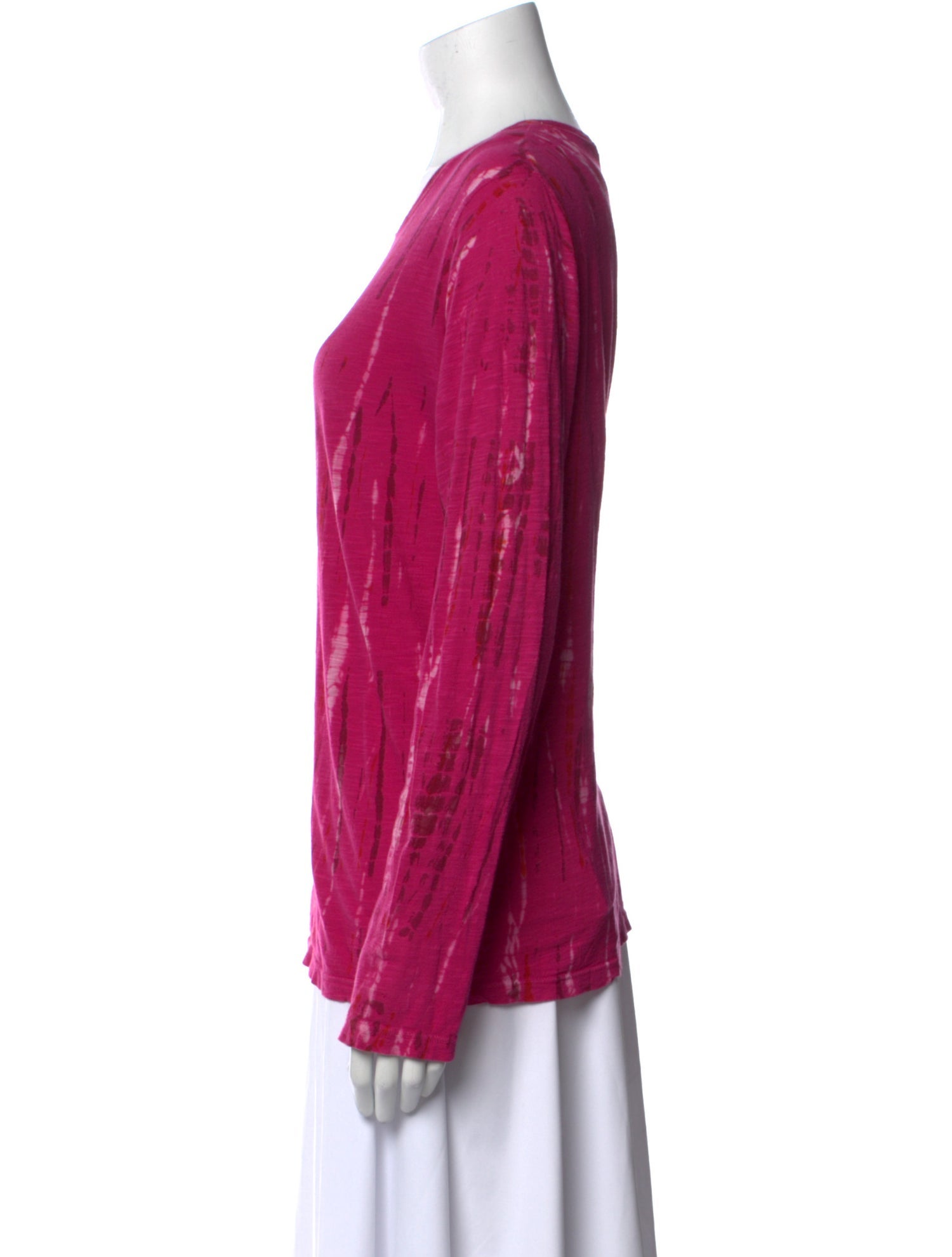 Proenza Schouler Scoop Neck Long Sleeve Blouse