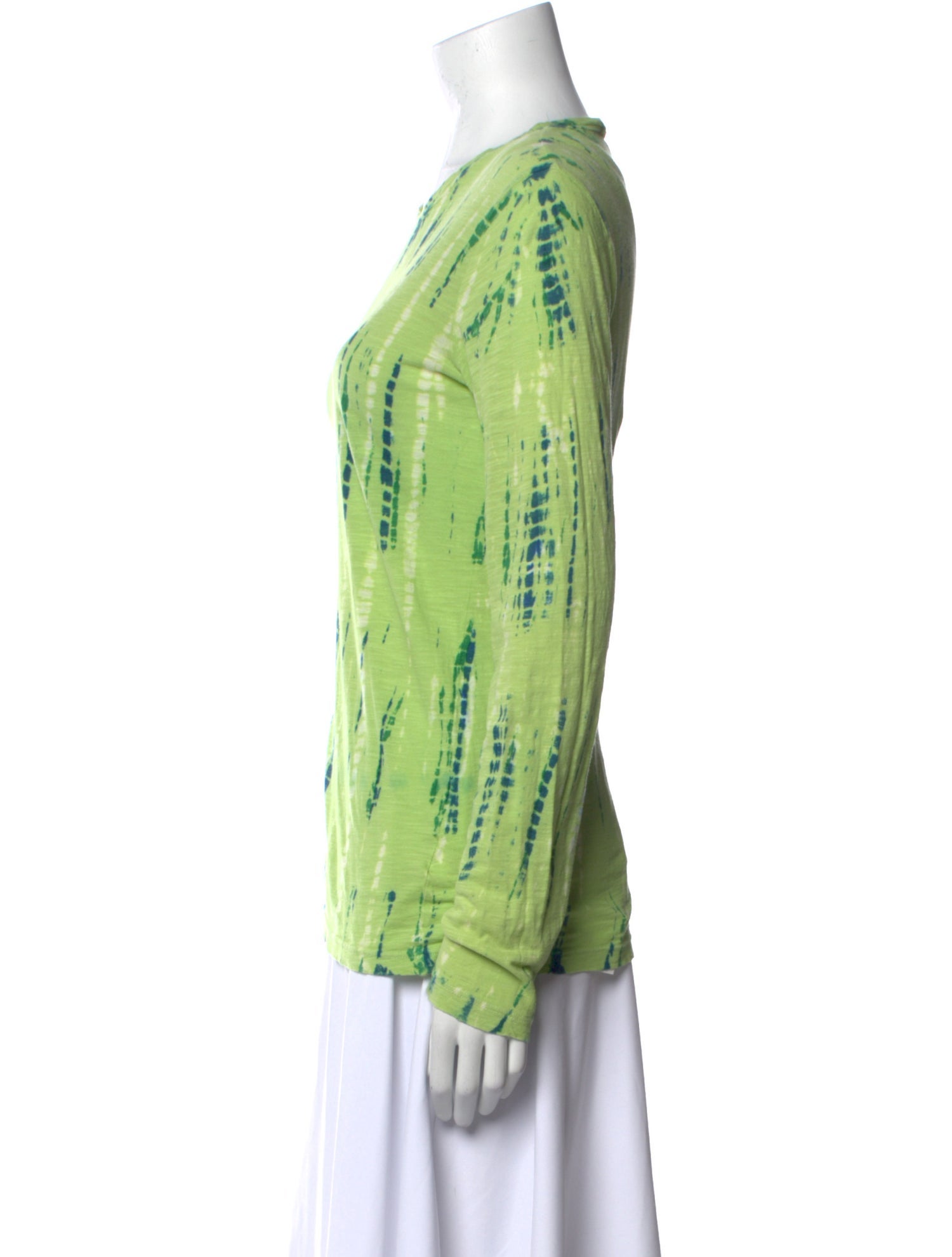 Proenza Schouler Tie-Dye Print Crew Neck Sweatshirt