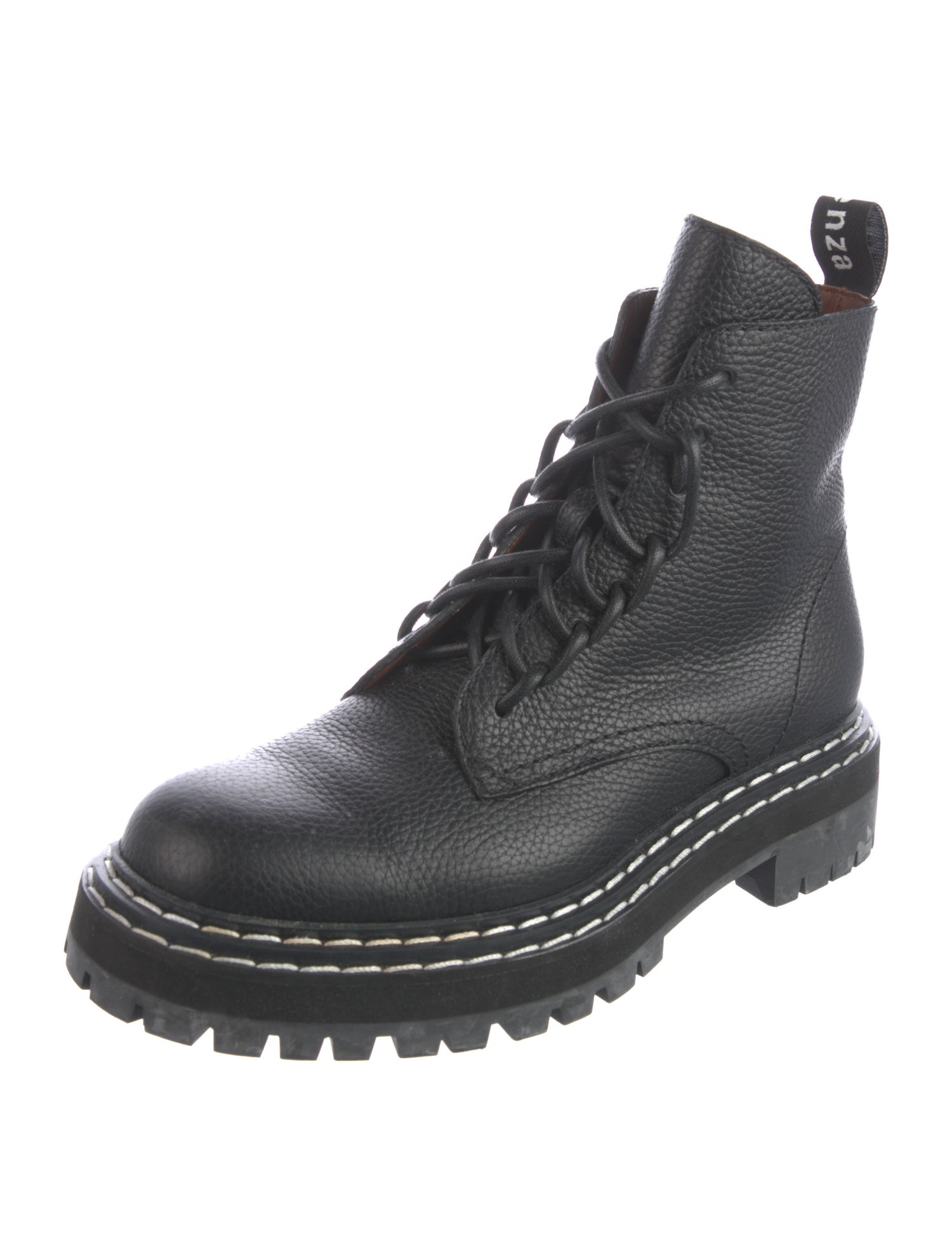 Proenza Schouler Leather Combat Boots