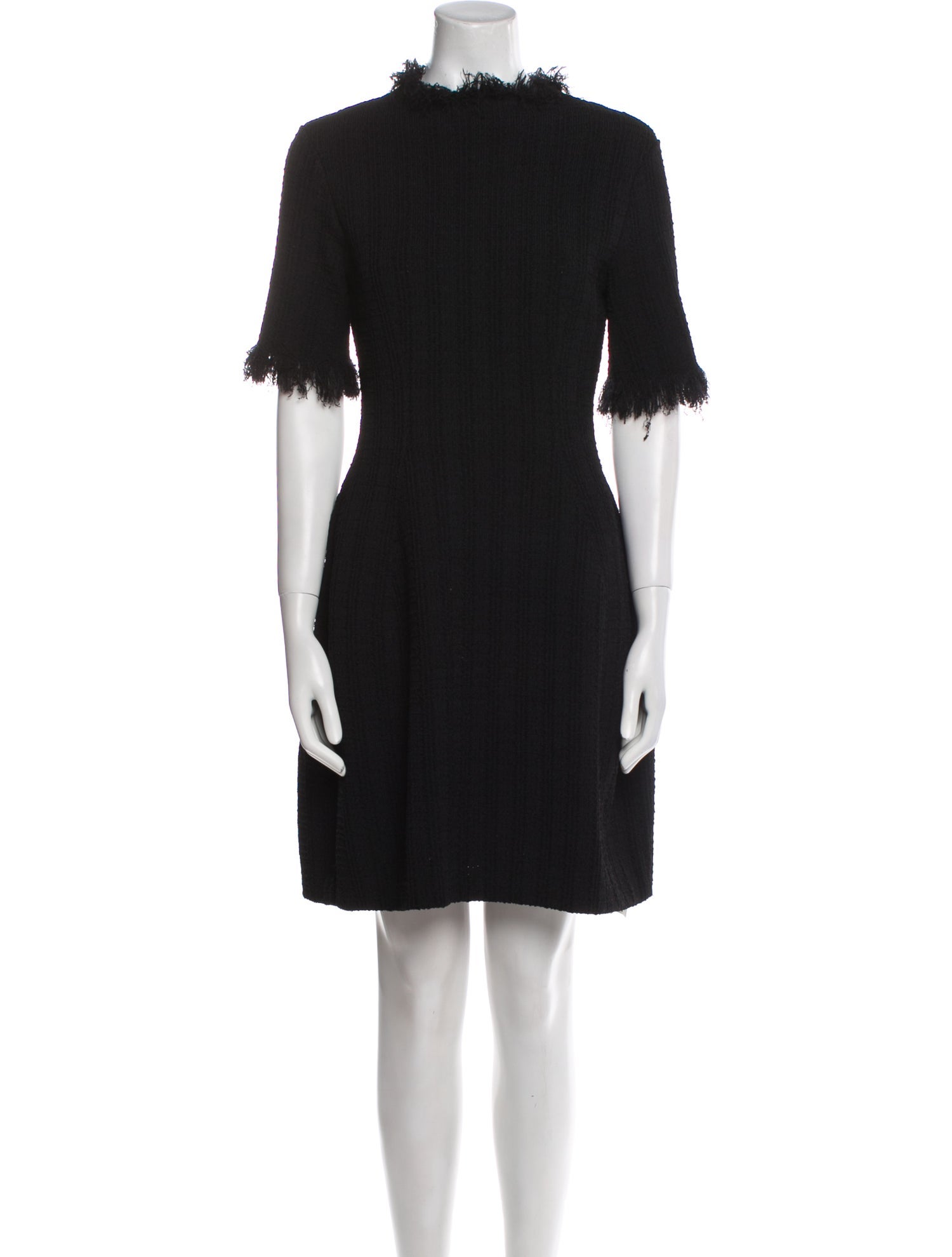 Proenza Schouler Mock Neck Mini Dress