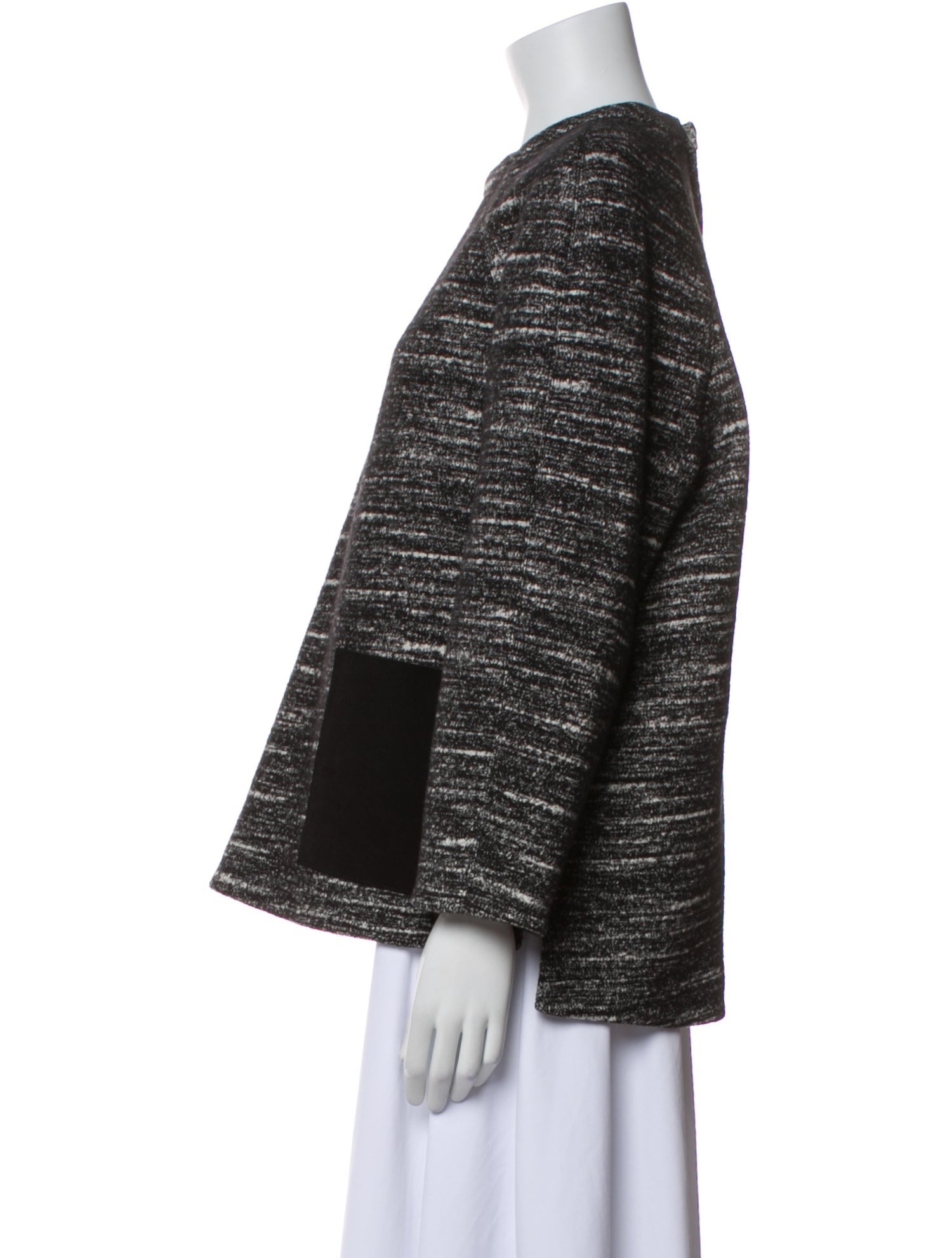 Proenza Schouler Striped Crew Neck Blouse