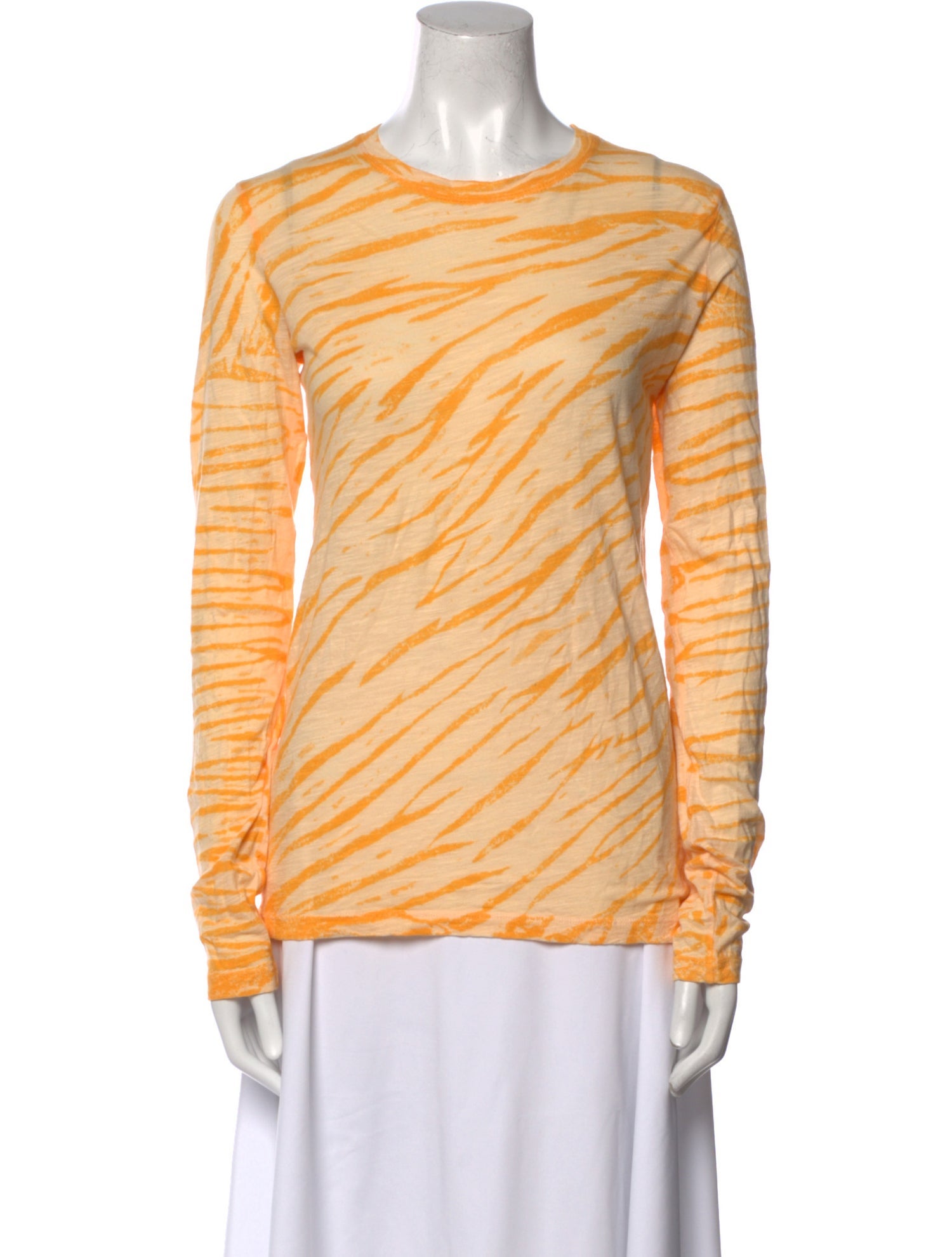 Proenza Schouler Striped Crew Neck Top