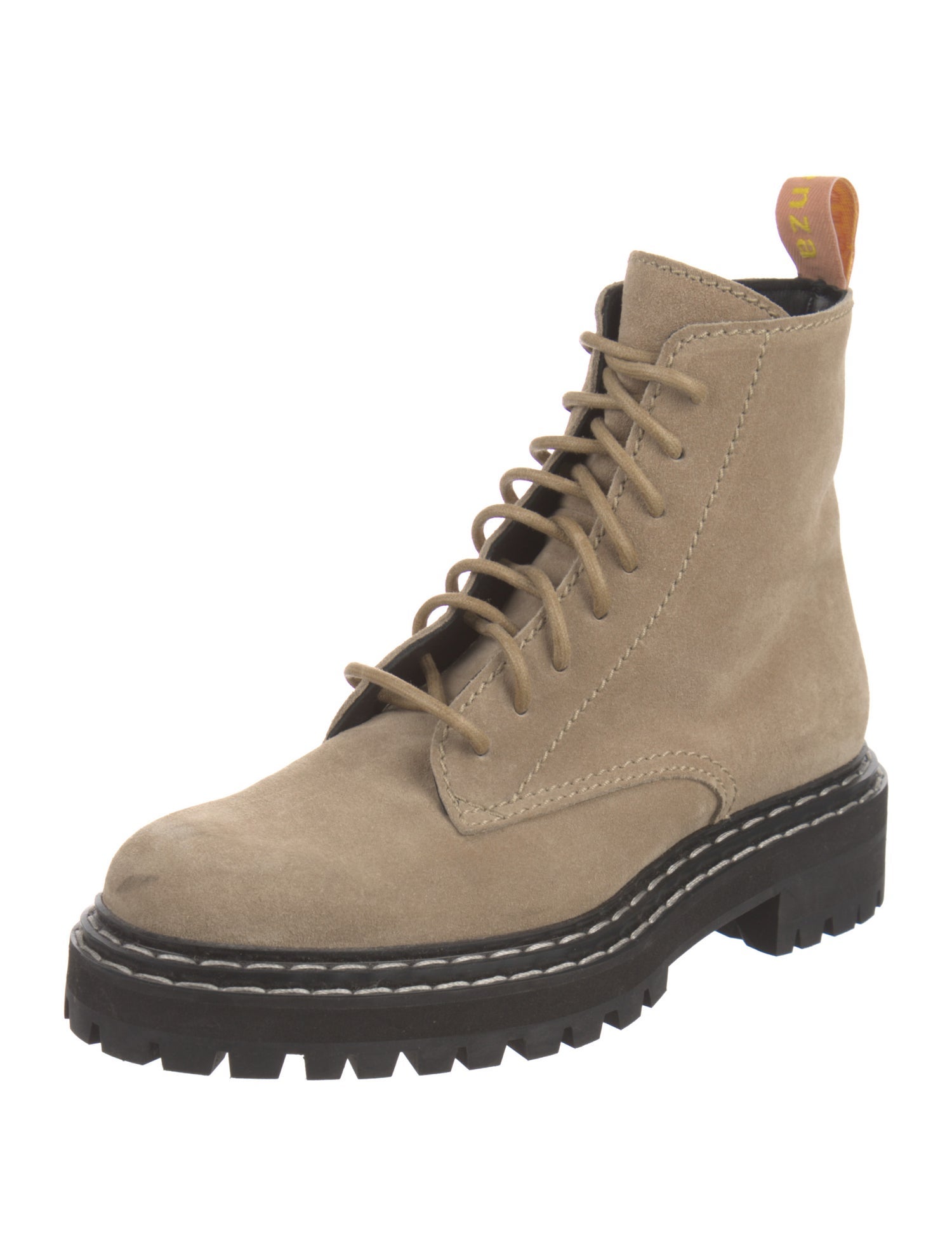 Proenza Schouler Suede Combat Boots