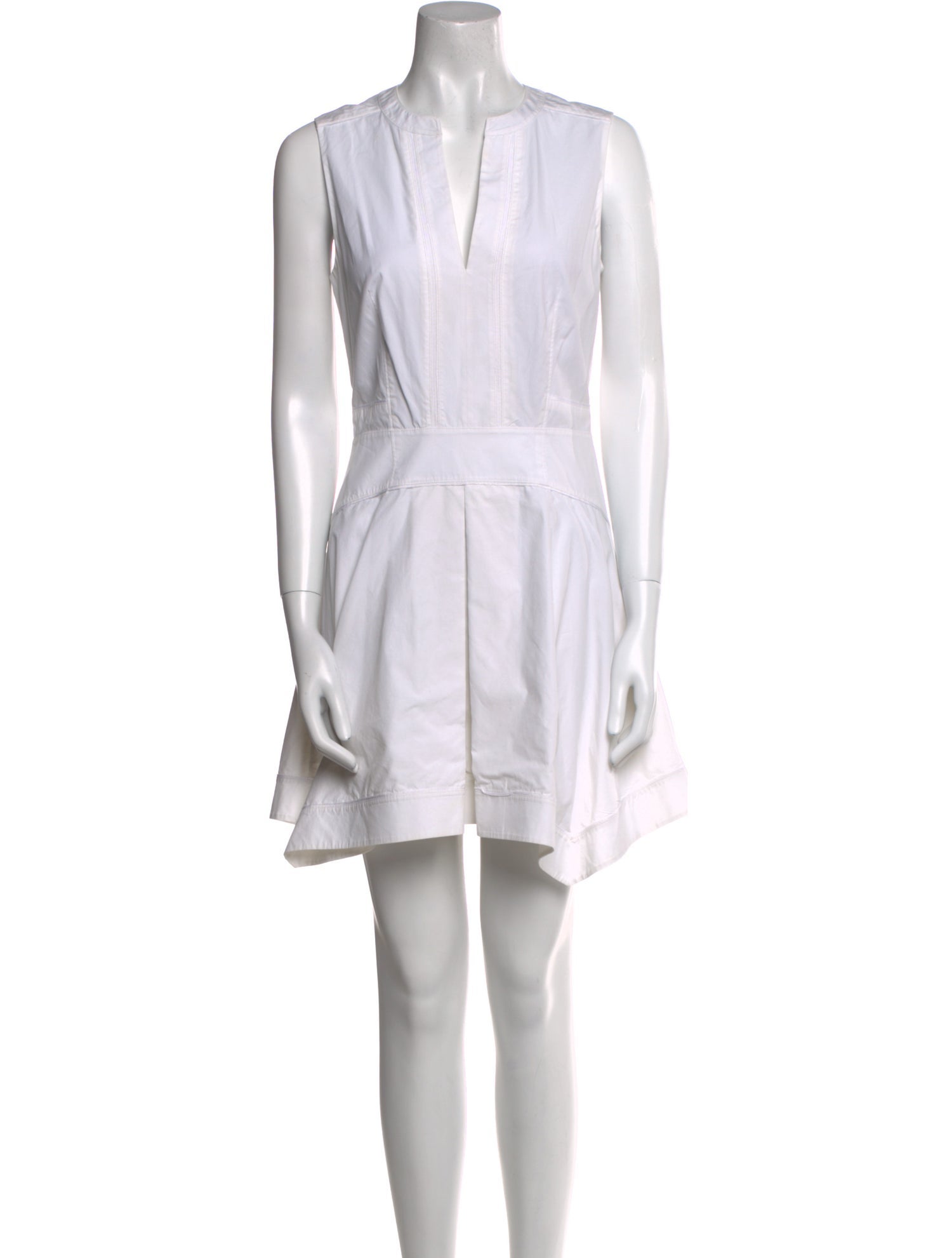 Proenza Schouler V-Neck Mini Dress