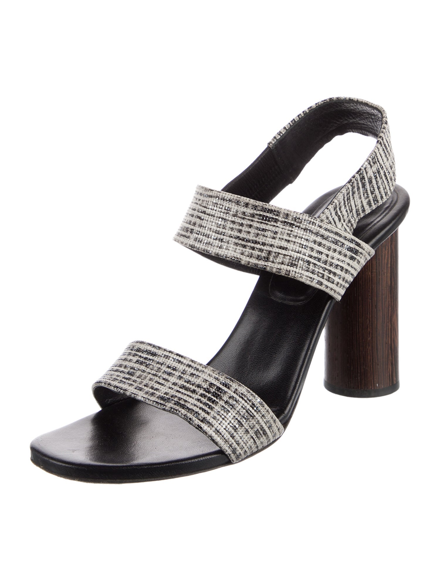 Proenza Schouler Printed Slingback Sandals