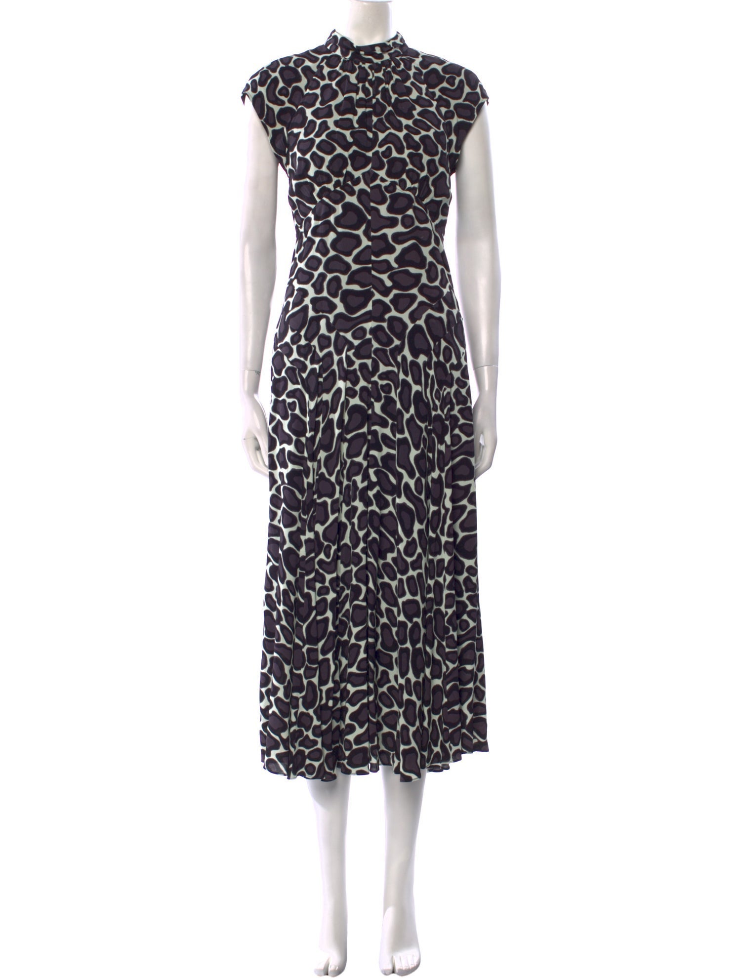 Proenza Schouler Animal Print Long Dress
