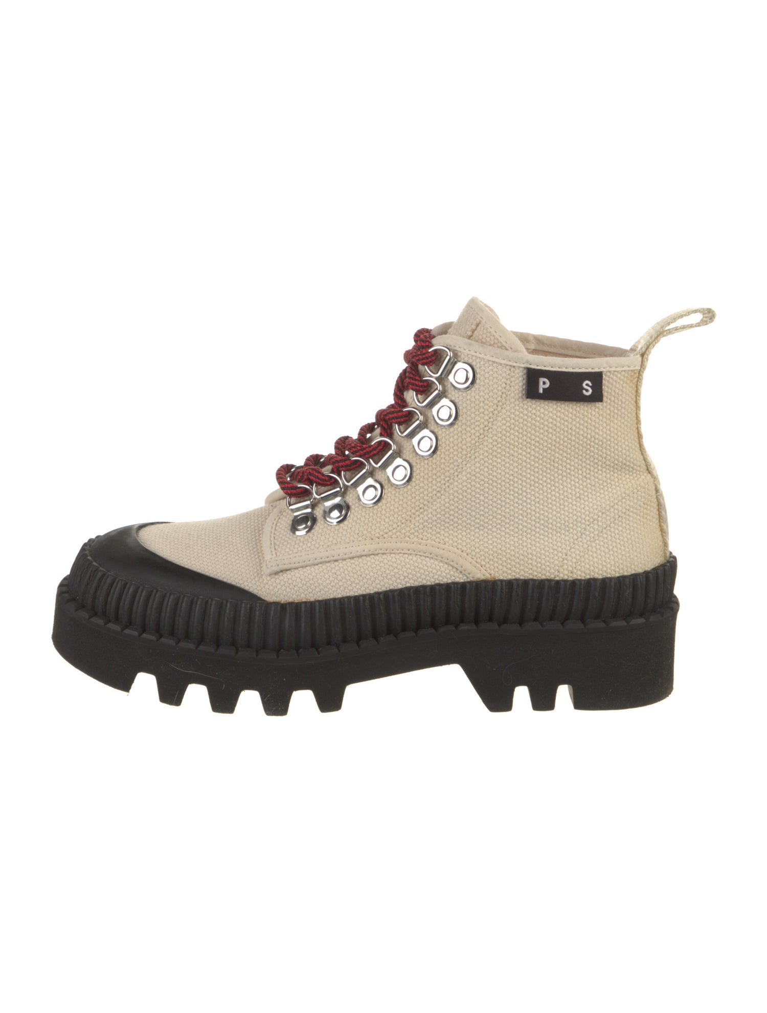 Proenza Schouler Canvas Combat Boots