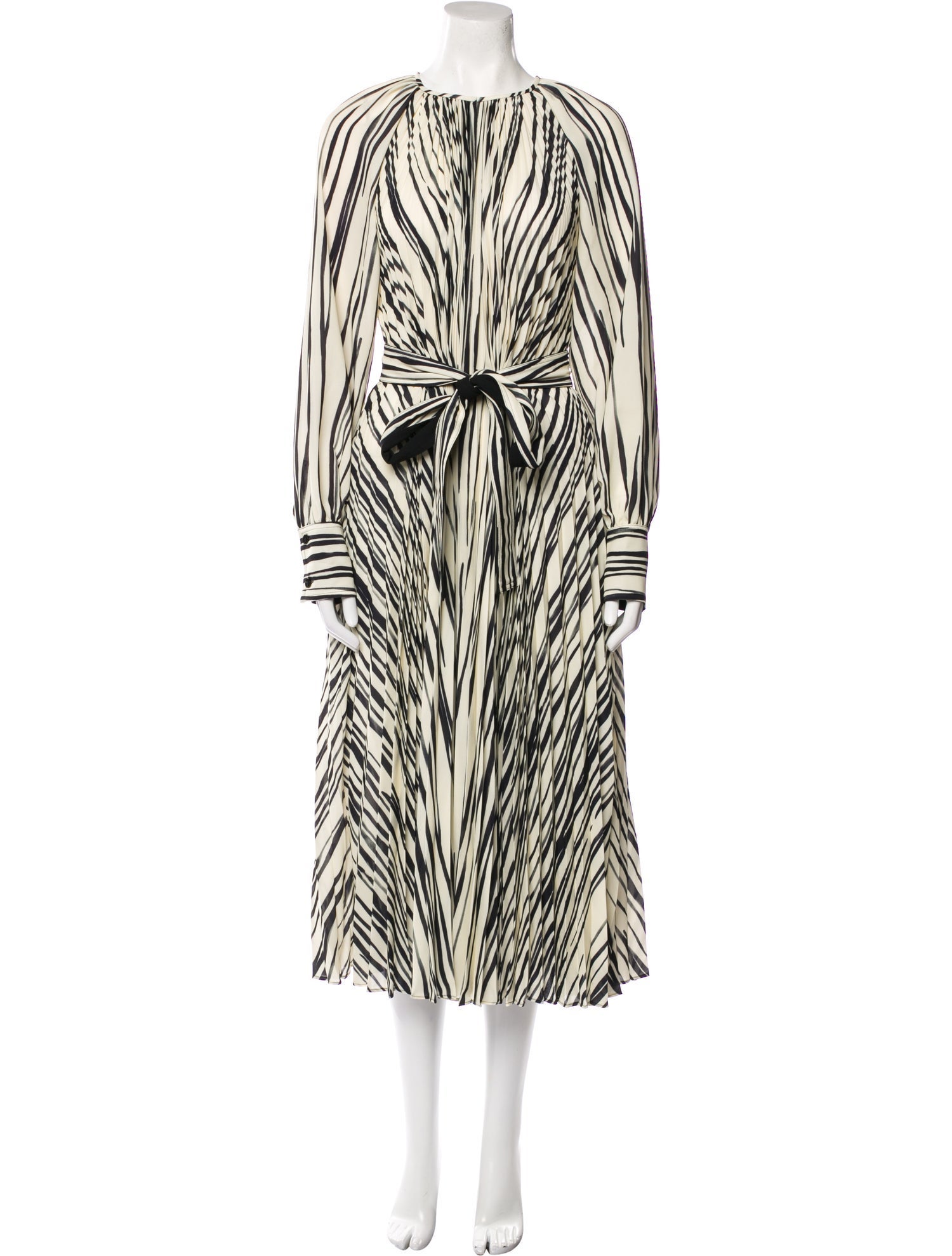 Proenza Schouler Animal Print Long Dress
