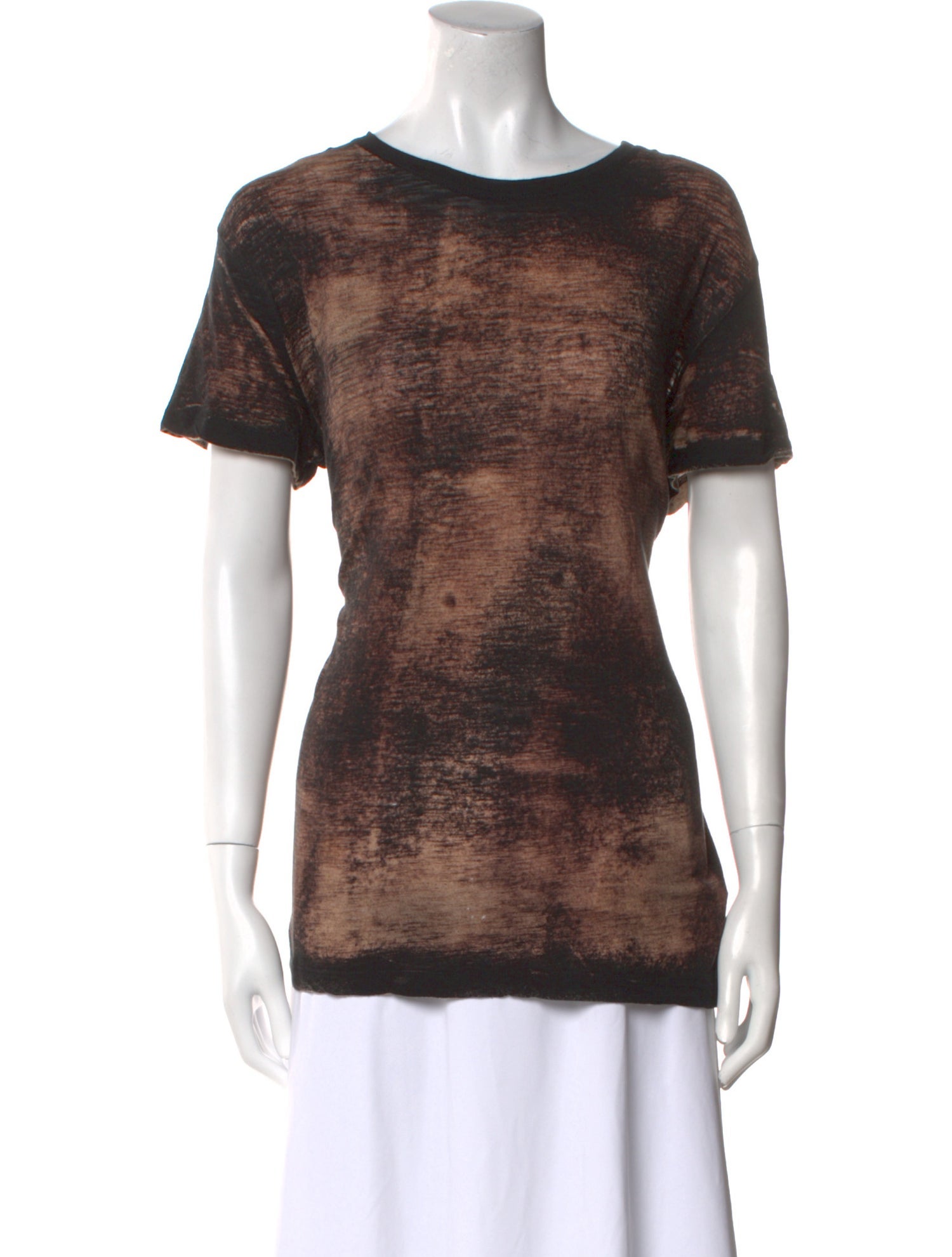 Proenza Schouler Printed Scoop Neck T-Shirt