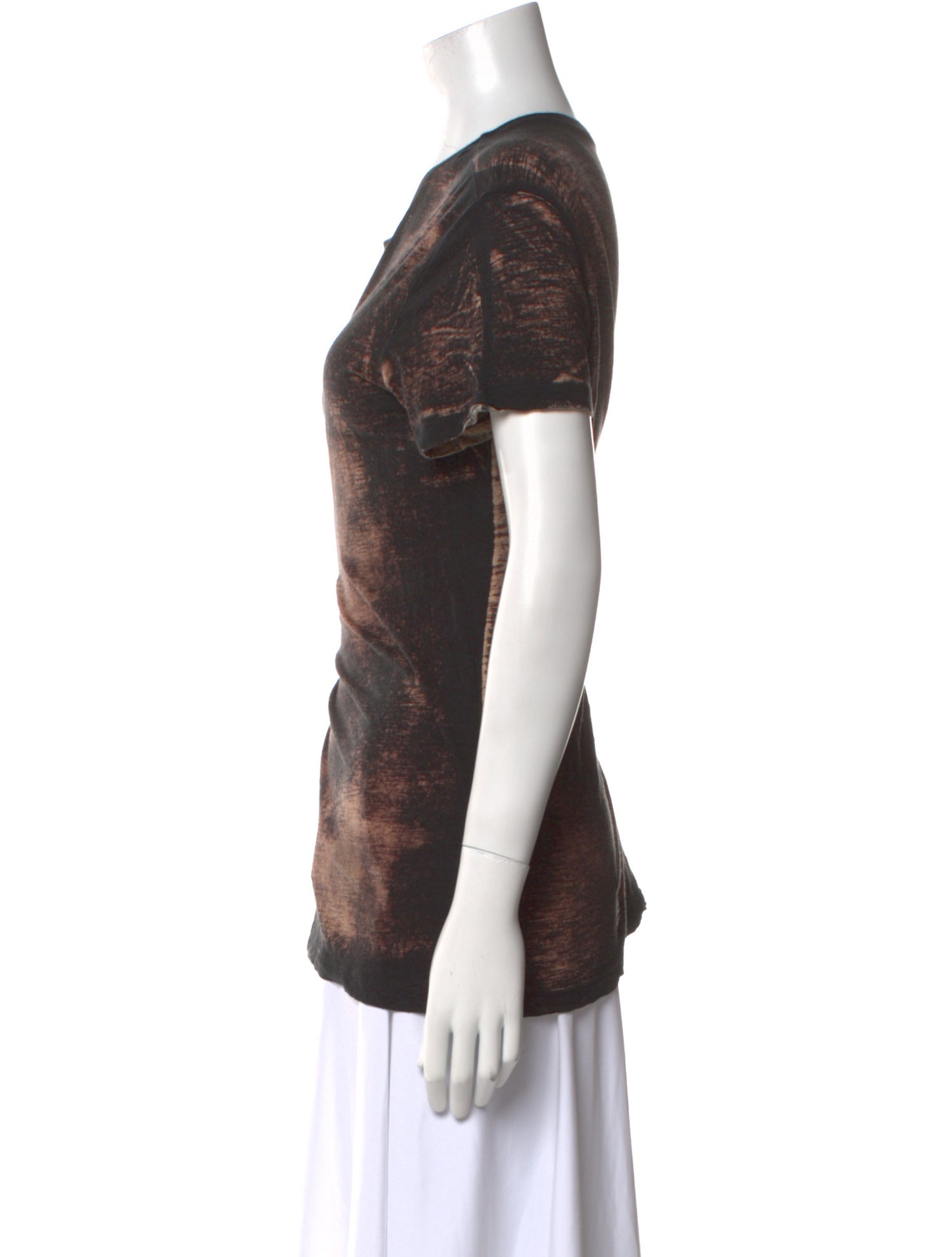 Proenza Schouler Printed Scoop Neck T-Shirt