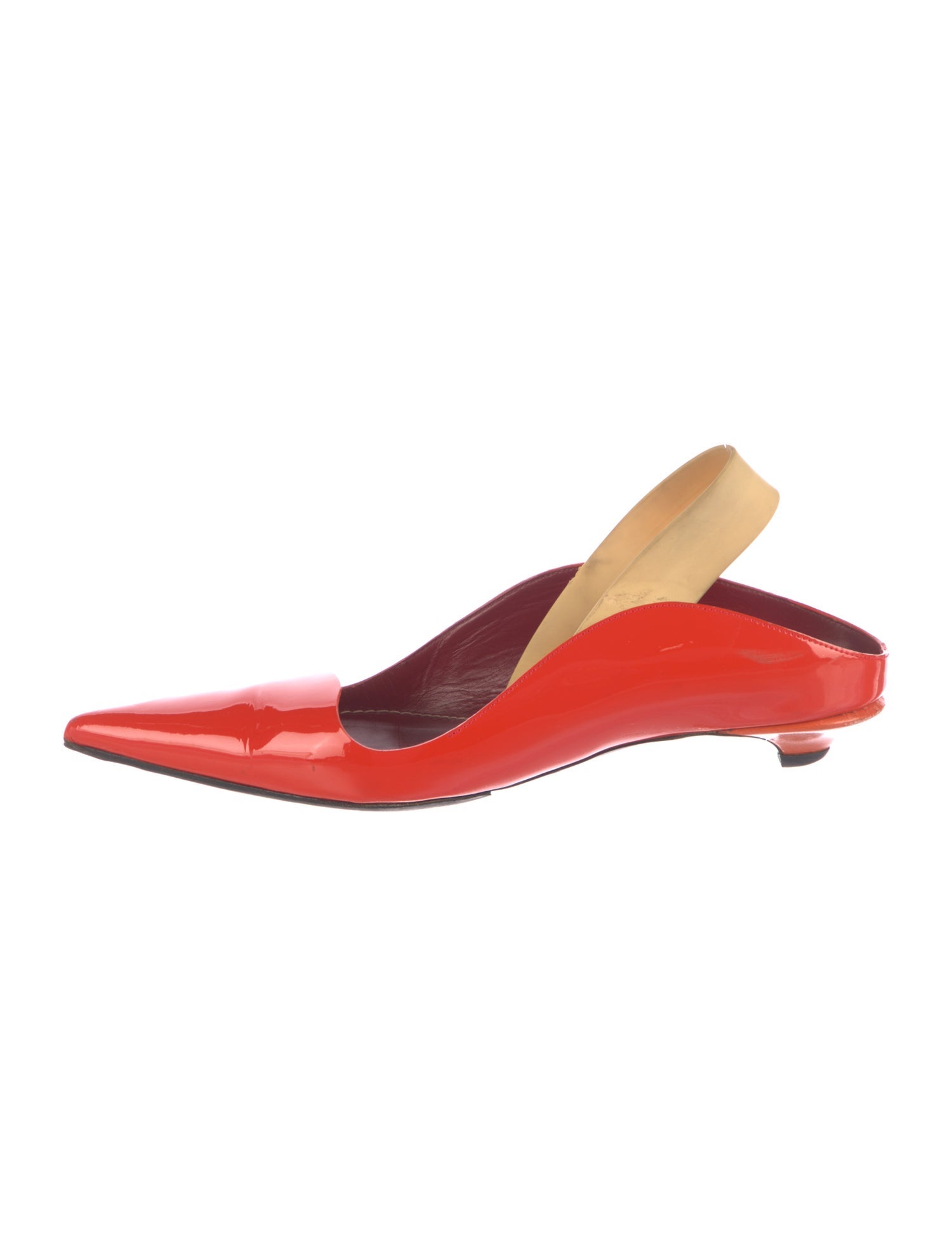 Proenza Schouler Patent Leather Slingback Flats