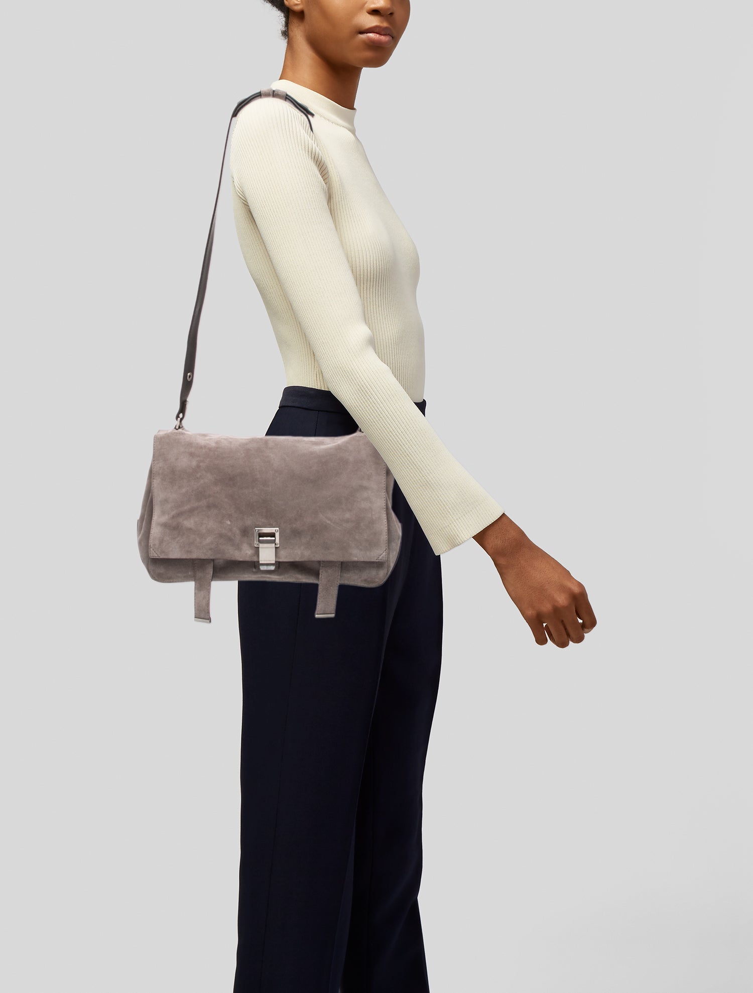 Proenza Schouler Suede Shoulder Bag