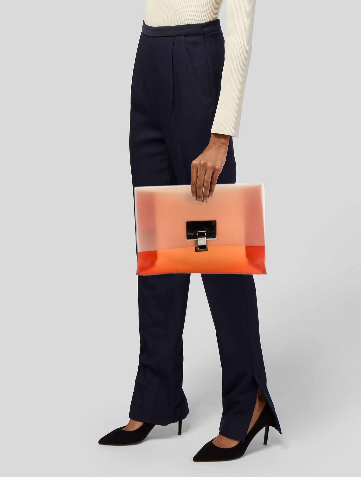 Proenza Schouler PVC Clutch