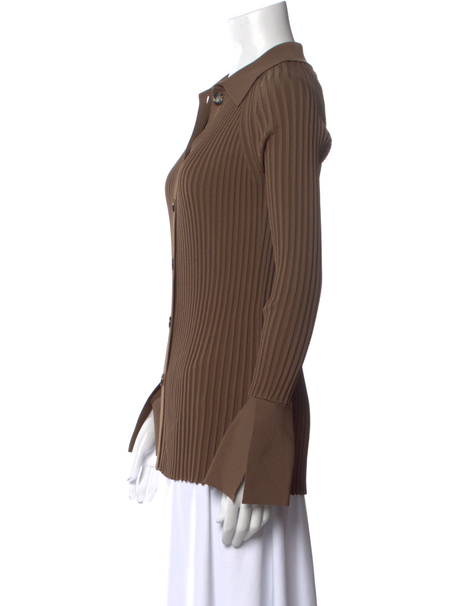 Proenza Schouler Long Sleeve Button-Up Top