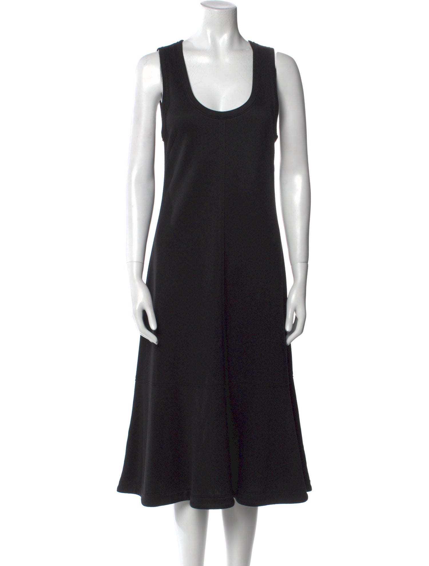 Proenza Schouler Scoop Neck Midi Length Dress