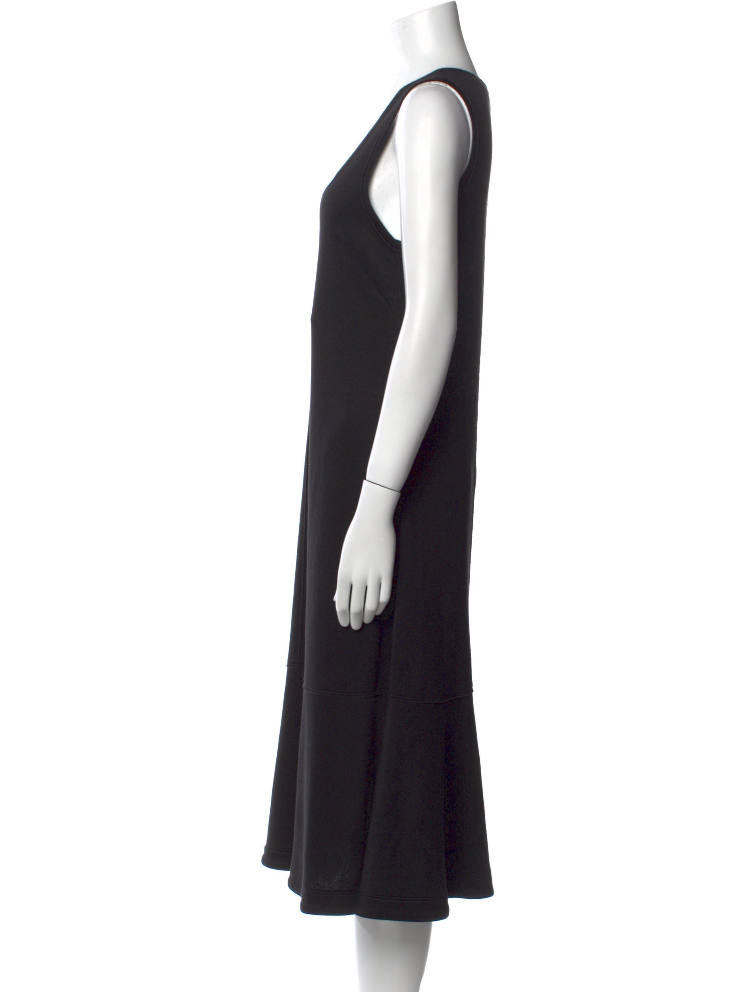 Proenza Schouler Scoop Neck Midi Length Dress