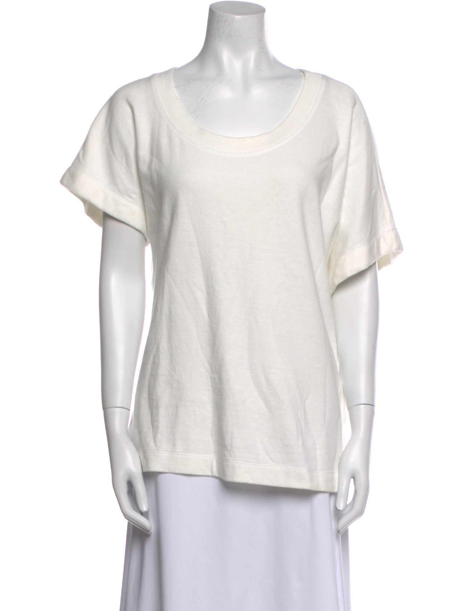 Proenza Schouler Scoop Neck Short Sleeve T-Shirt