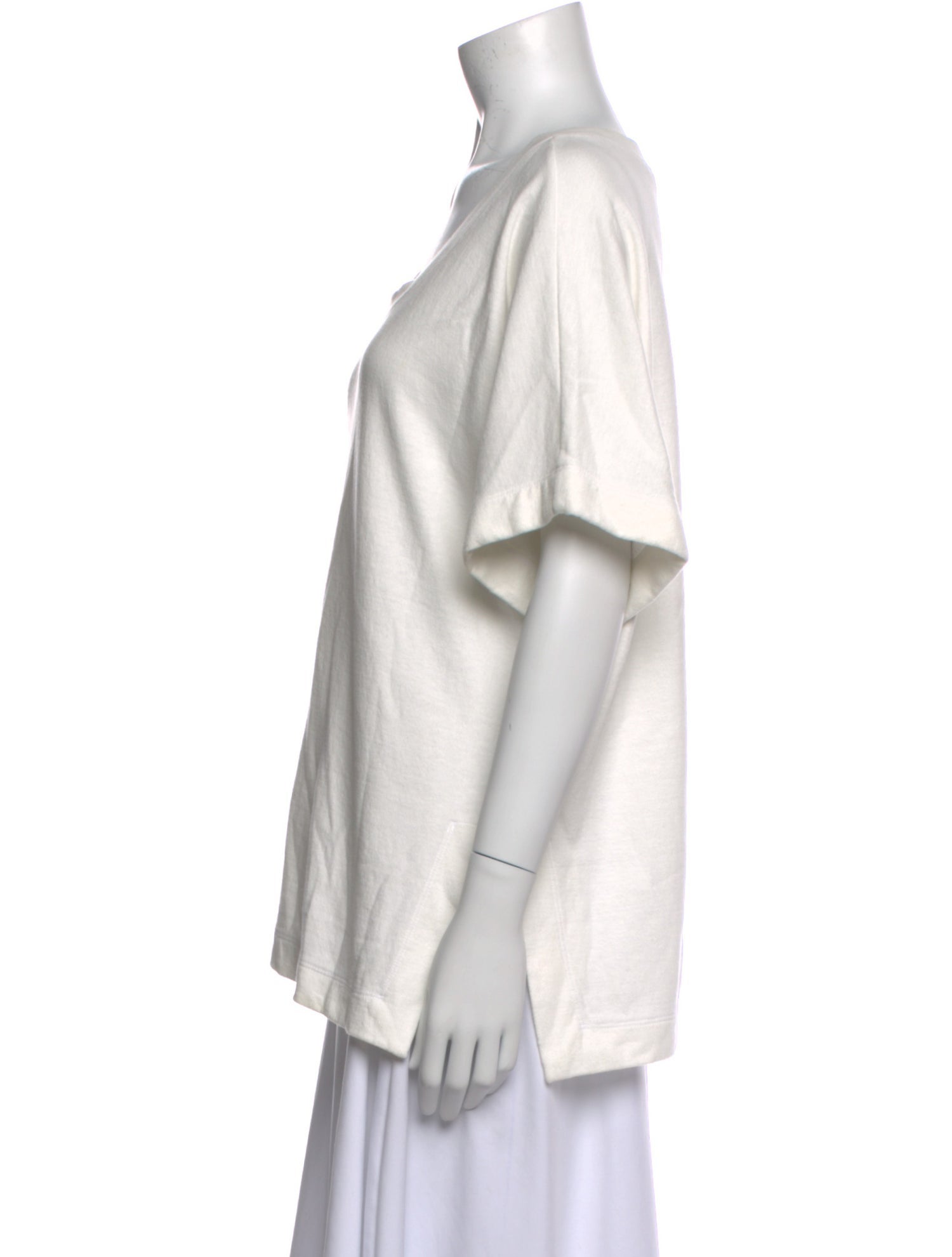 Proenza Schouler Scoop Neck Short Sleeve T-Shirt