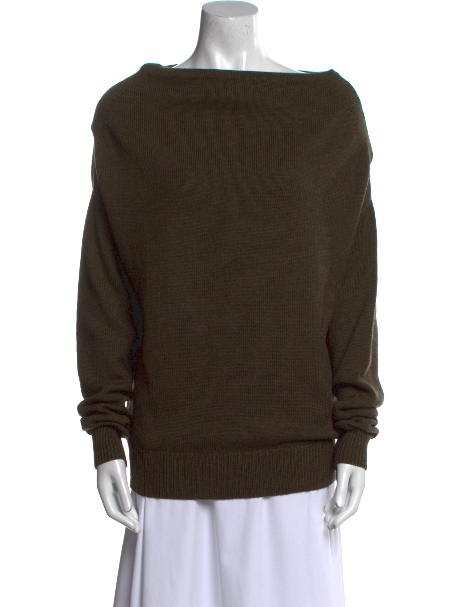 Proenza Schouler Merino Wool Off-The-Shoulder Sweater