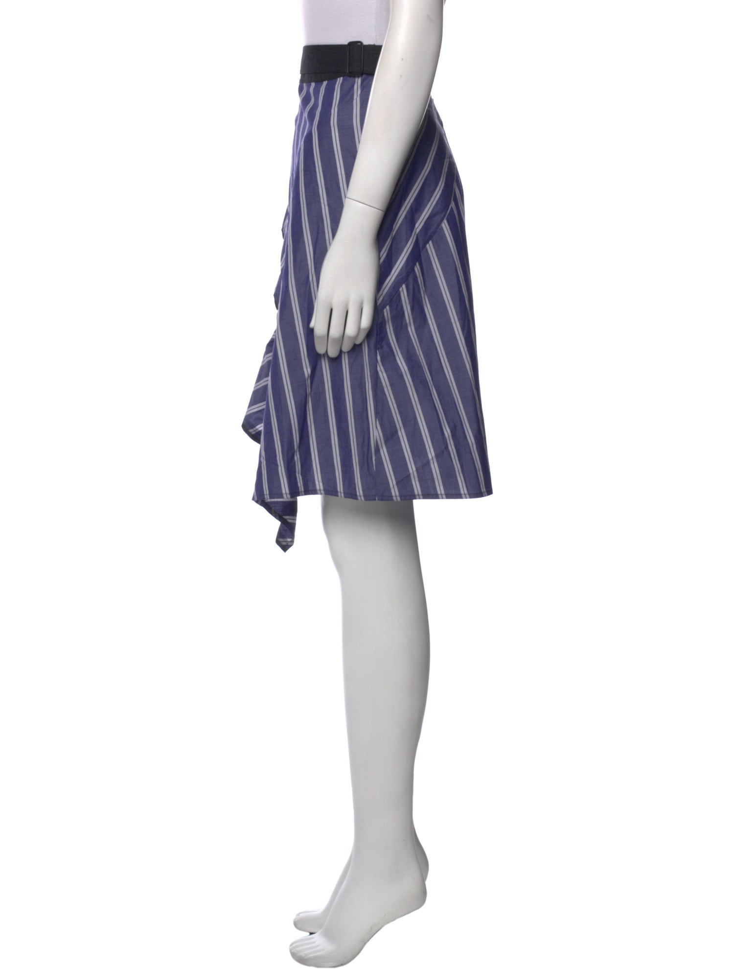 Proenza Schouler Striped Knee-Length Skirt