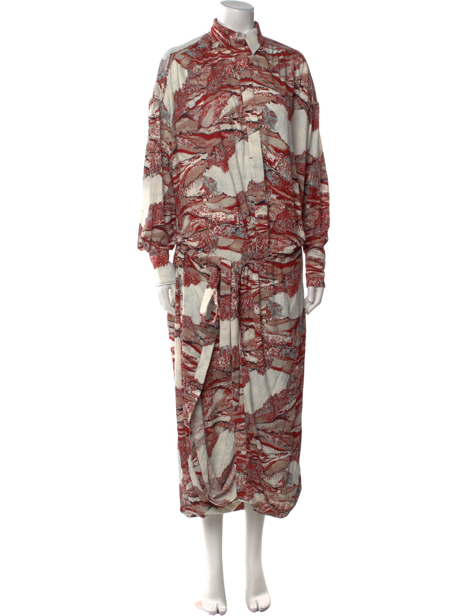 Proenza Schouler Printed Long Dress w/ Tags