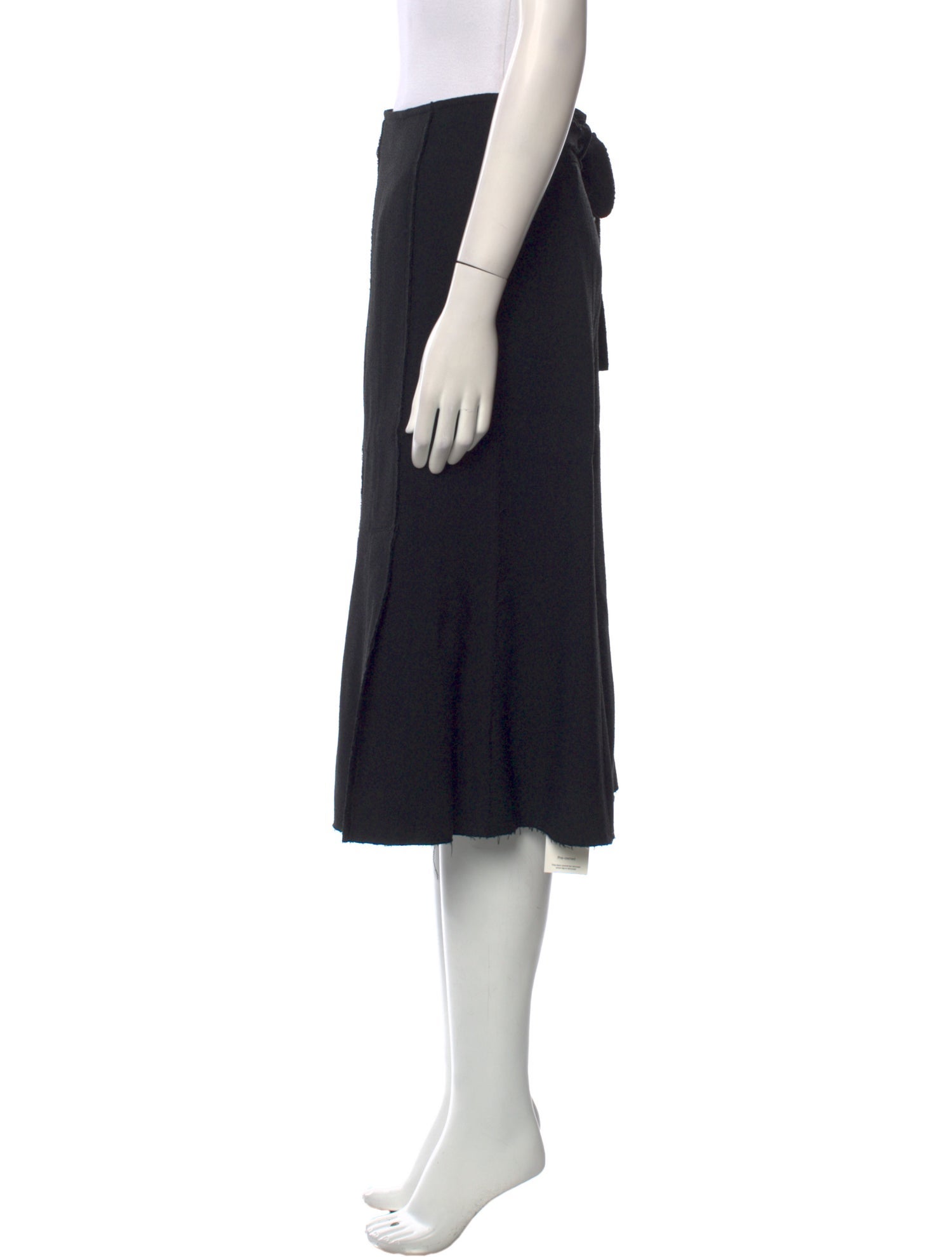 Proenza Schouler Raw-Edge Trim Knee-Length Skirt