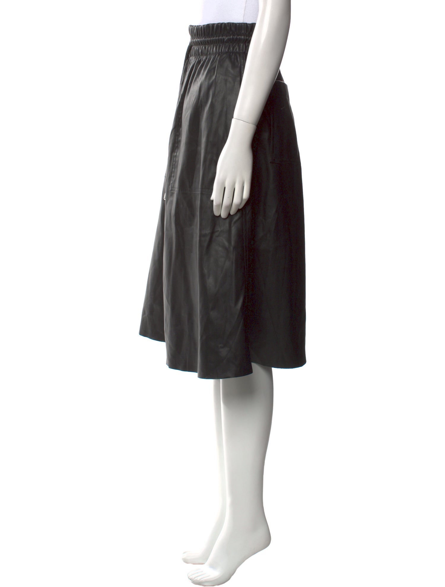 Proenza Schouler Pleated Accents Knee-Length Skirt